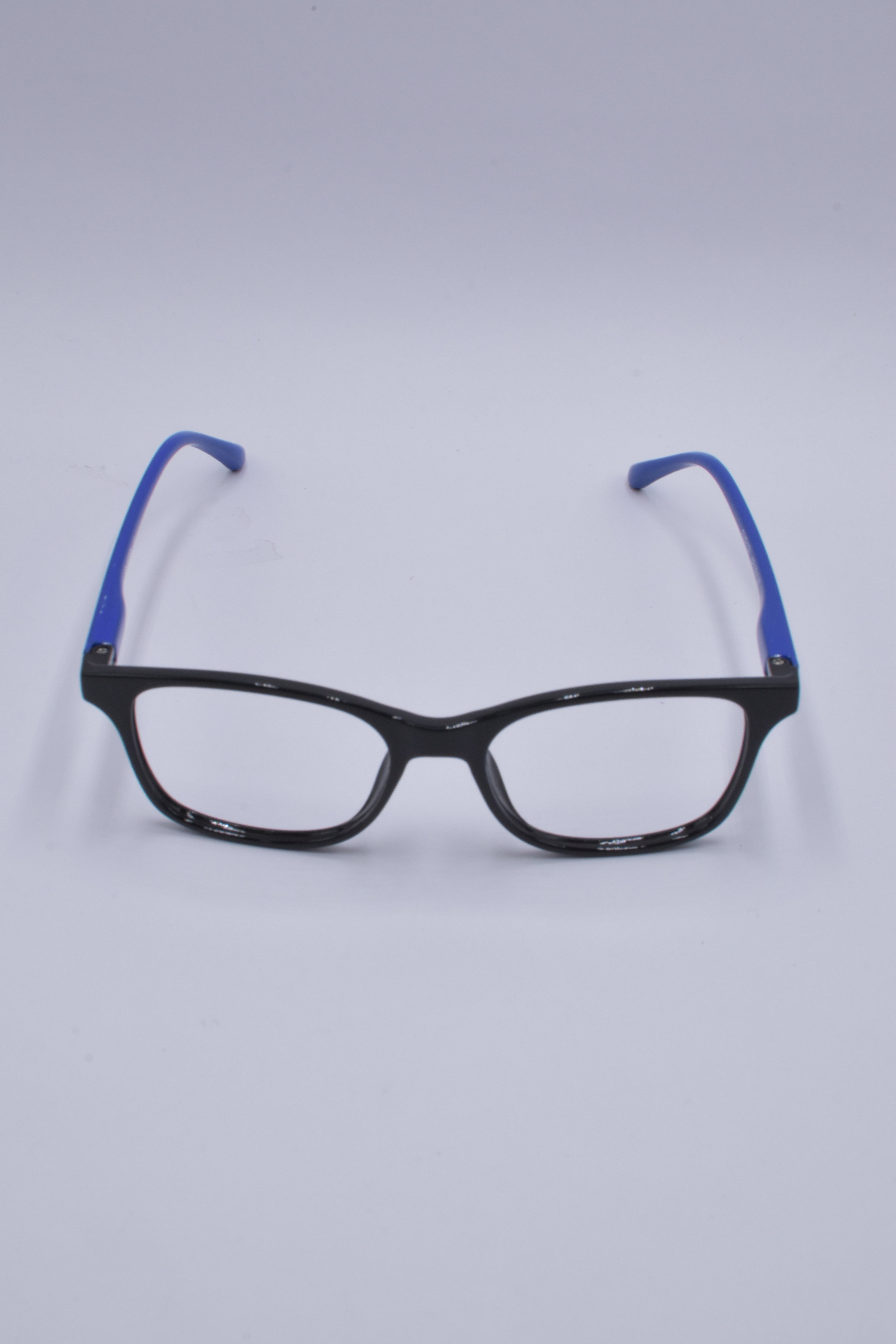 vision plus glossy black and blue frame