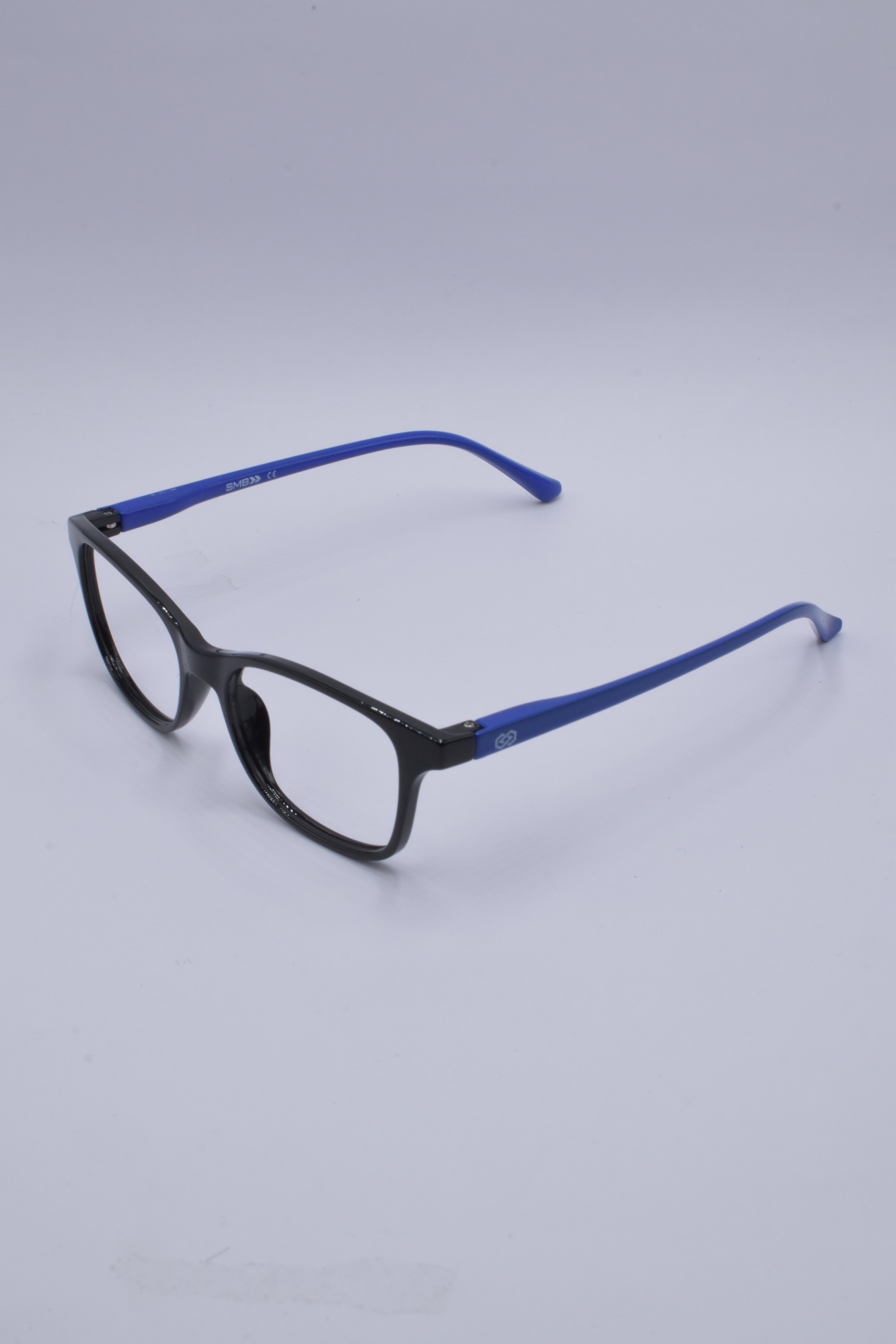 vision plus glossy black and blue frame