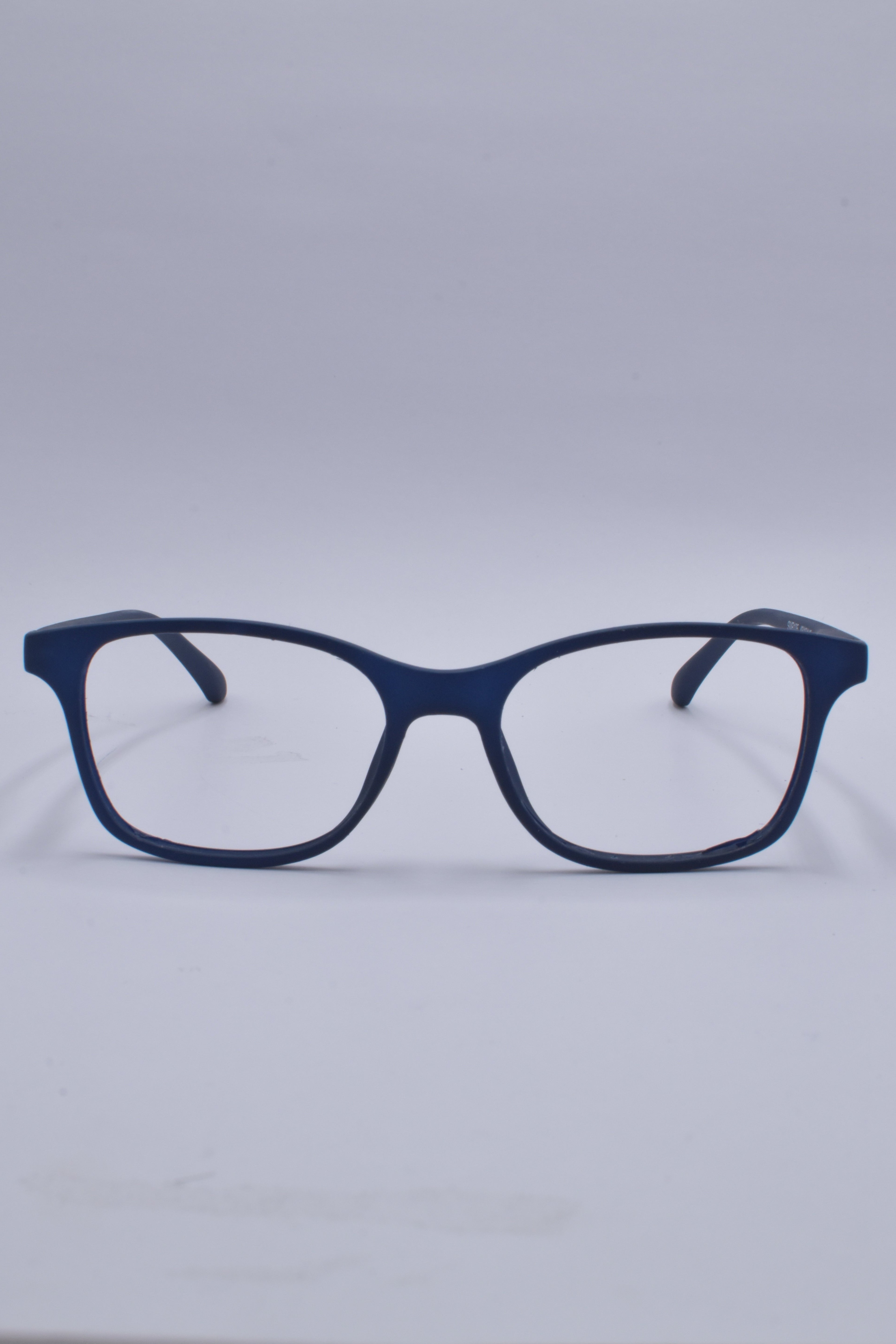 vision plus matte dark blue frame