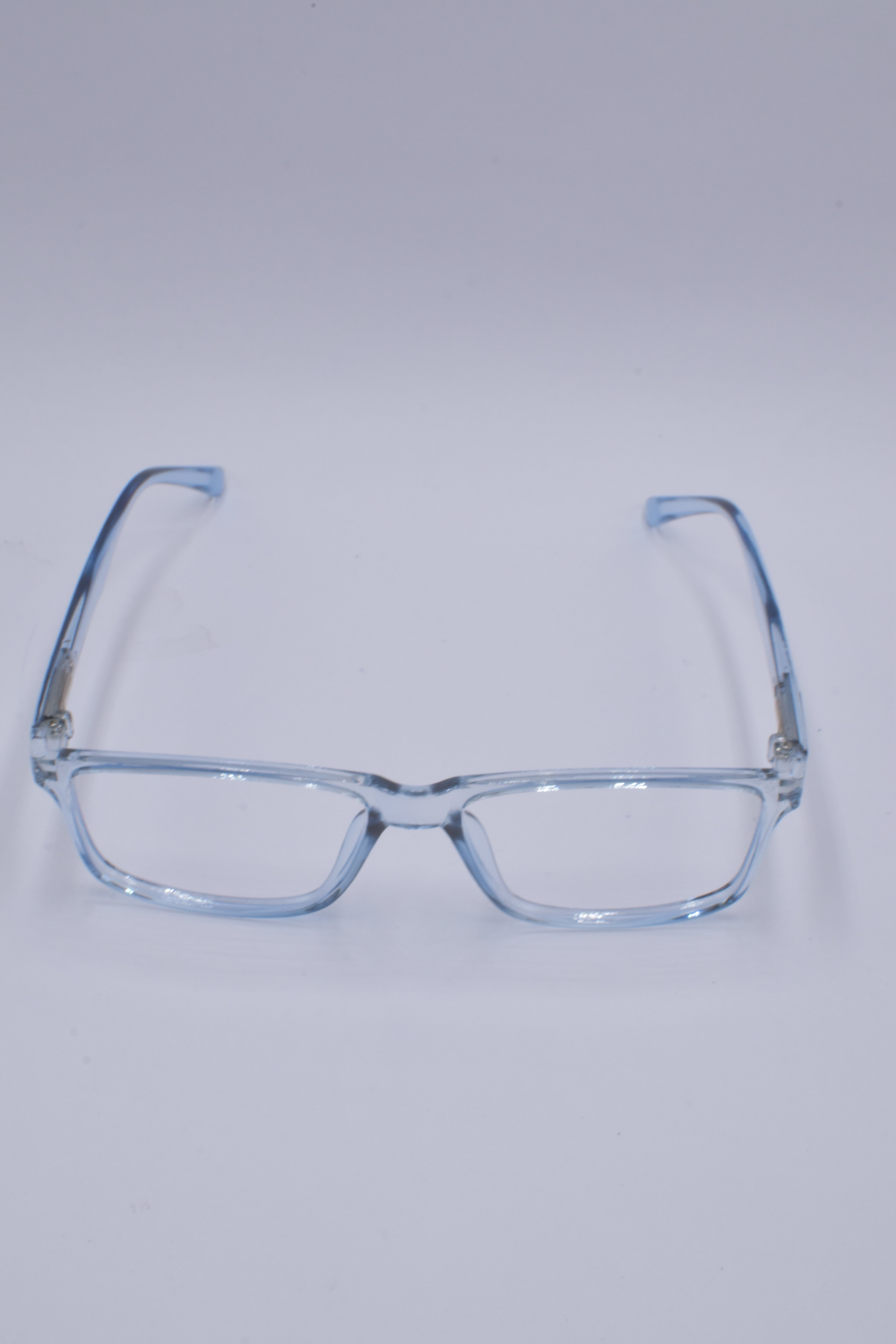 vision plus transparent sky blue frame