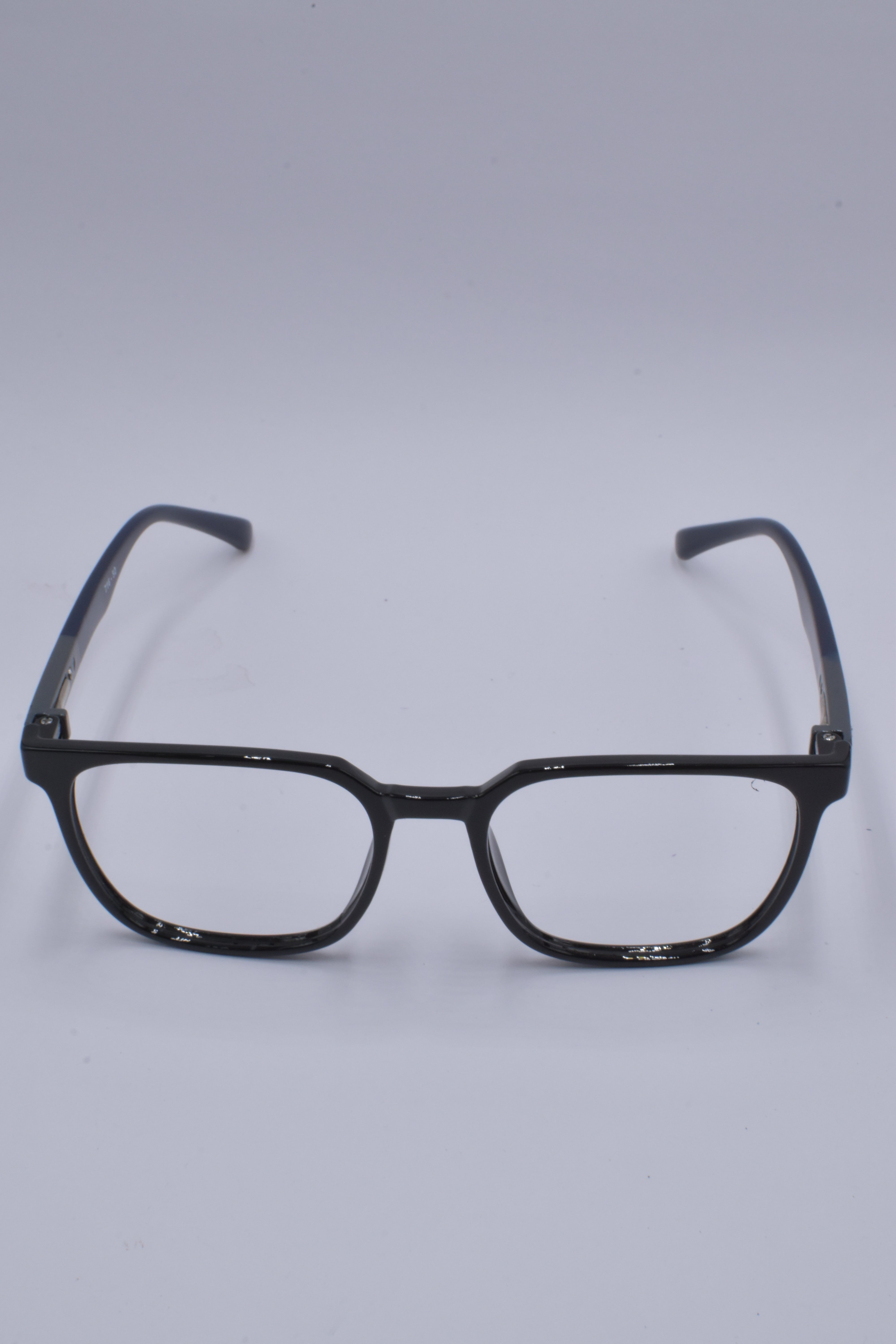 vision plus glossy black and dark blue frame