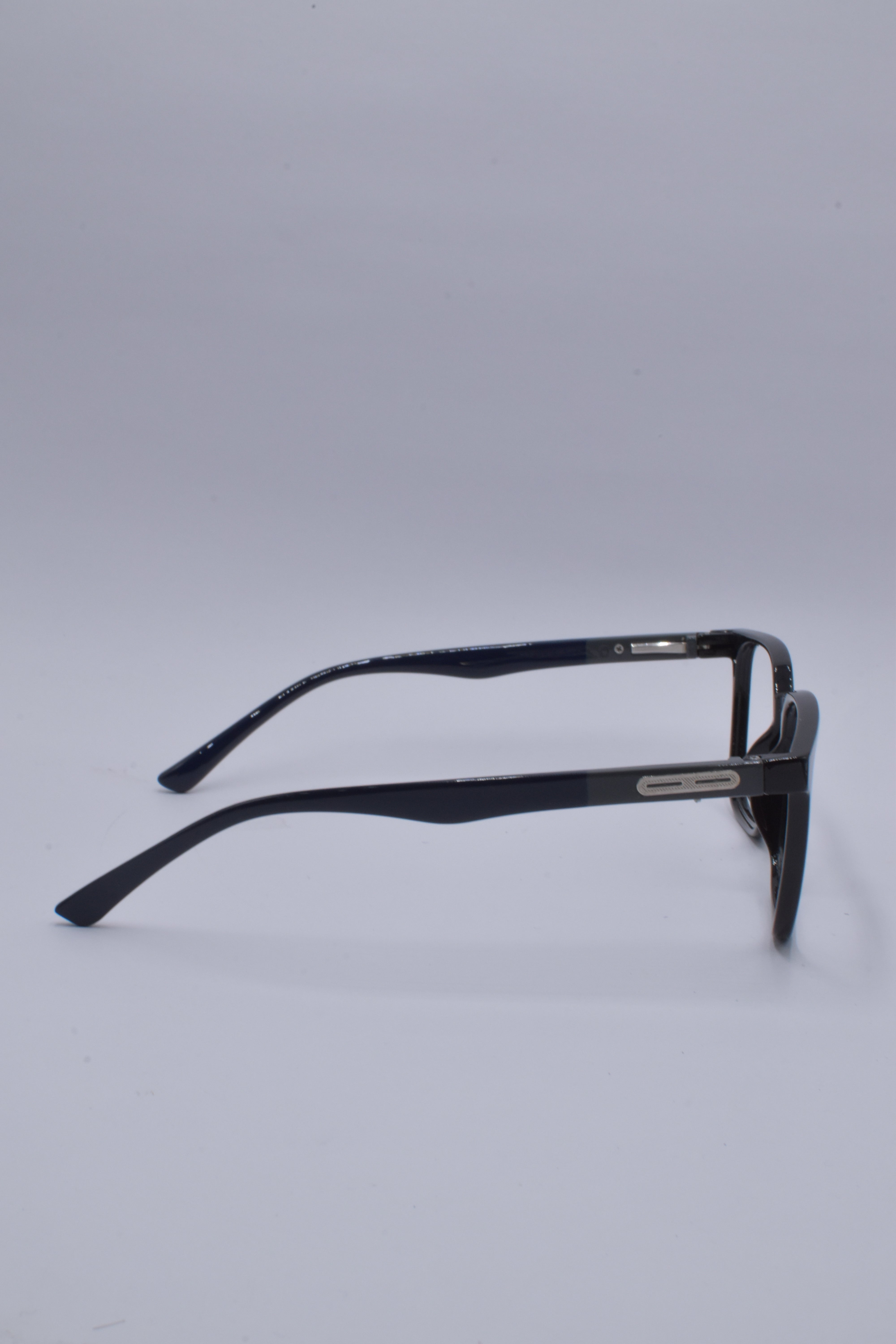vision plus glossy black and dark blue frame
