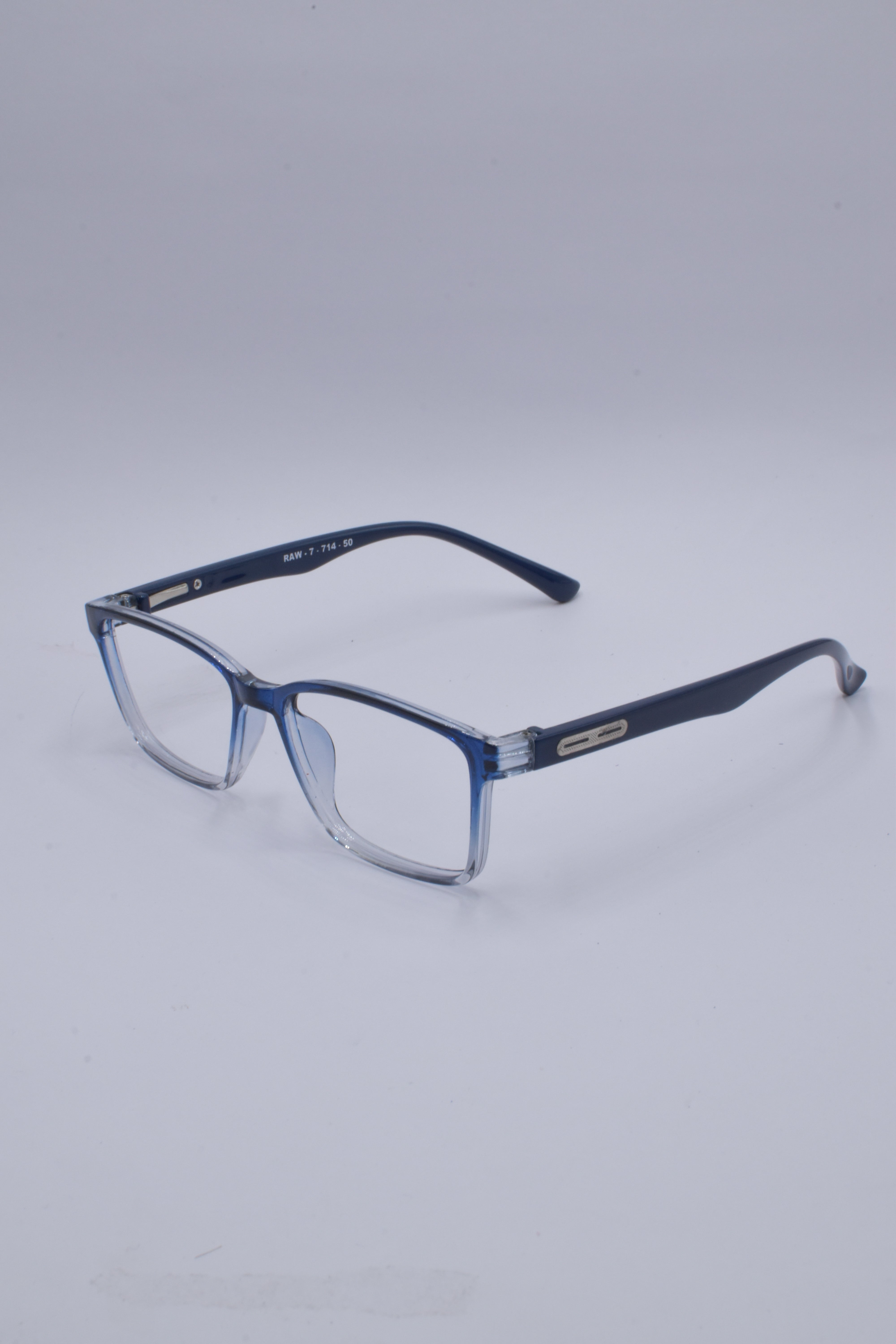 vision plus crystal dark blue and white frame