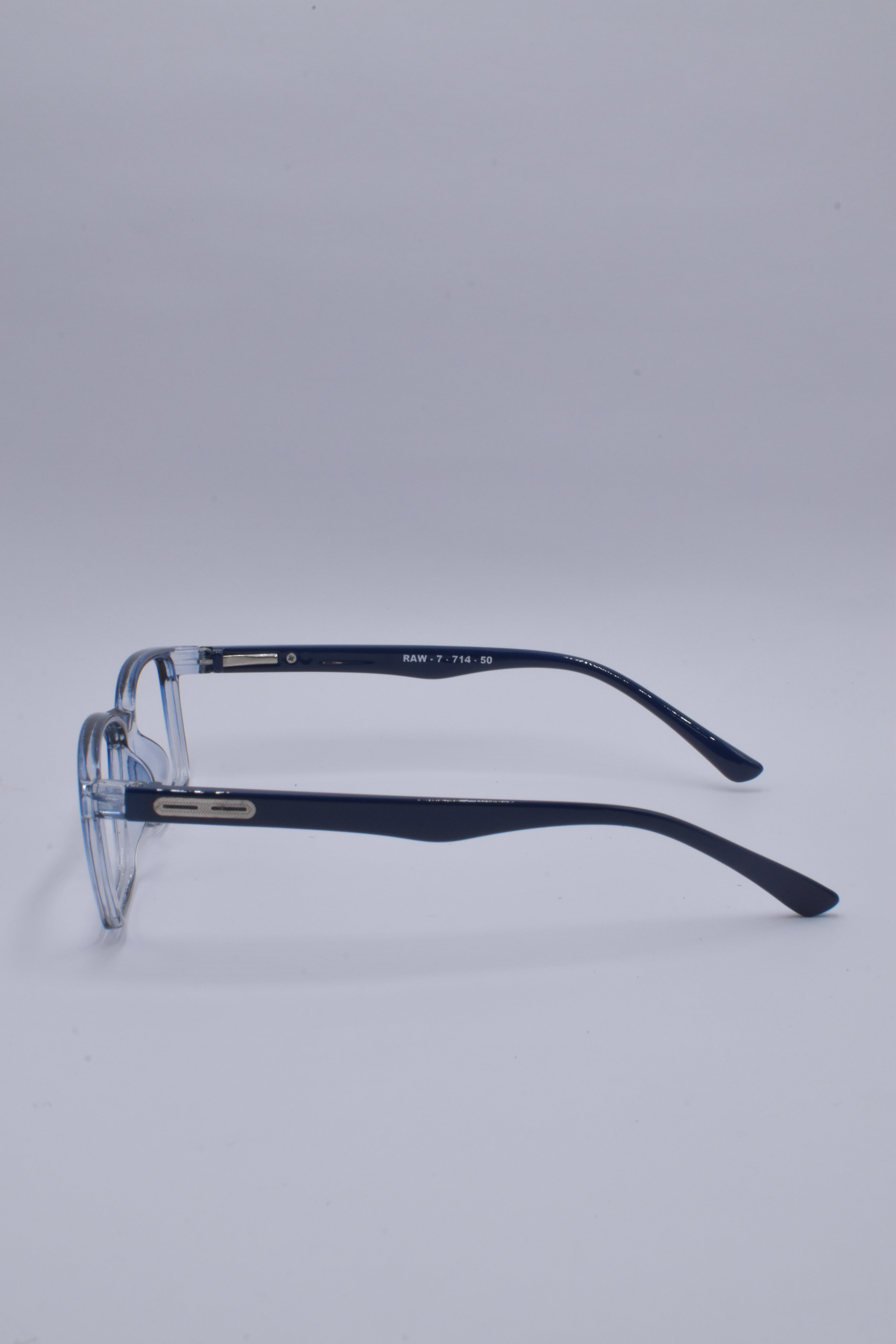 vision plus crystal dark blue and white frame
