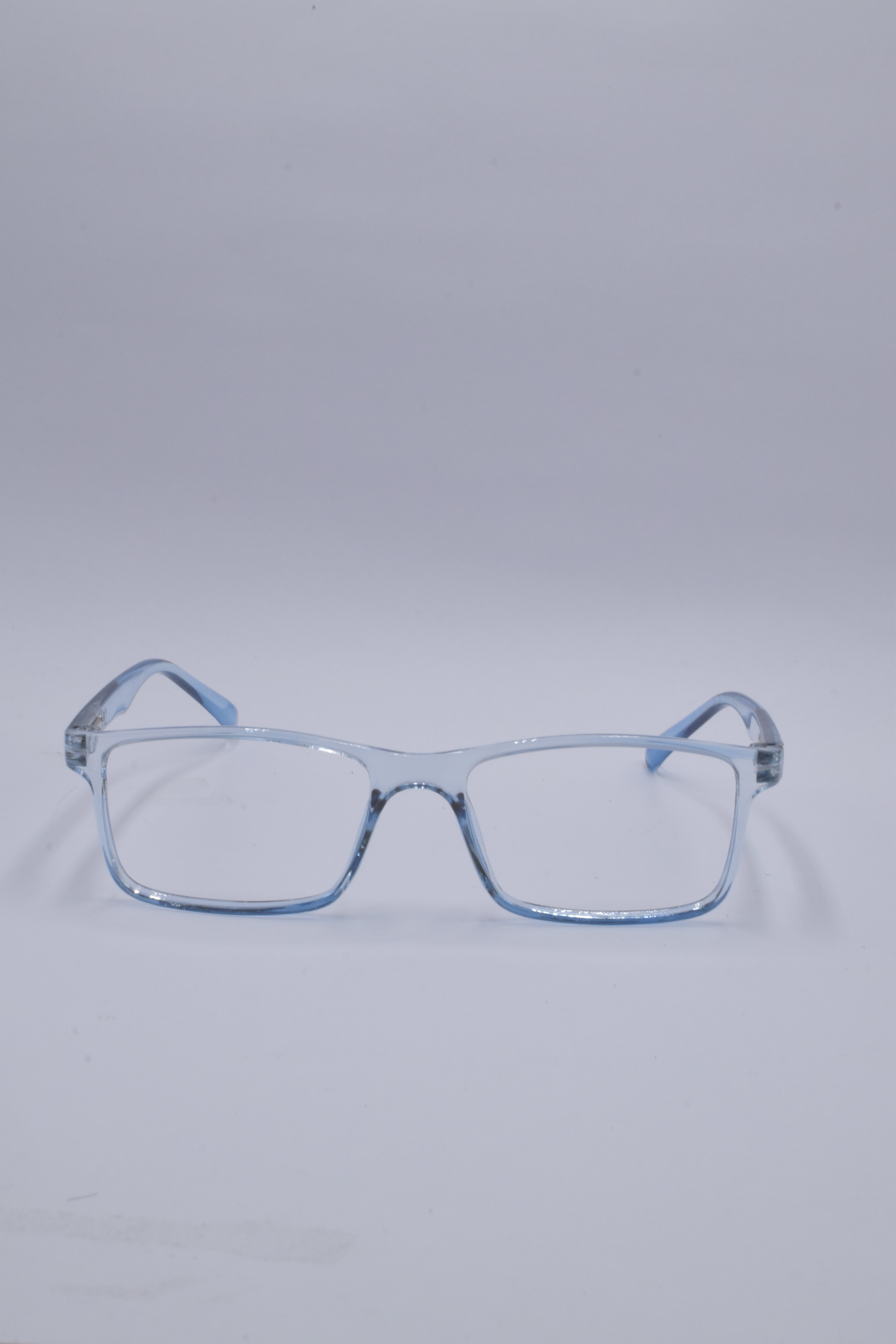 vision plus crystal light blue frame