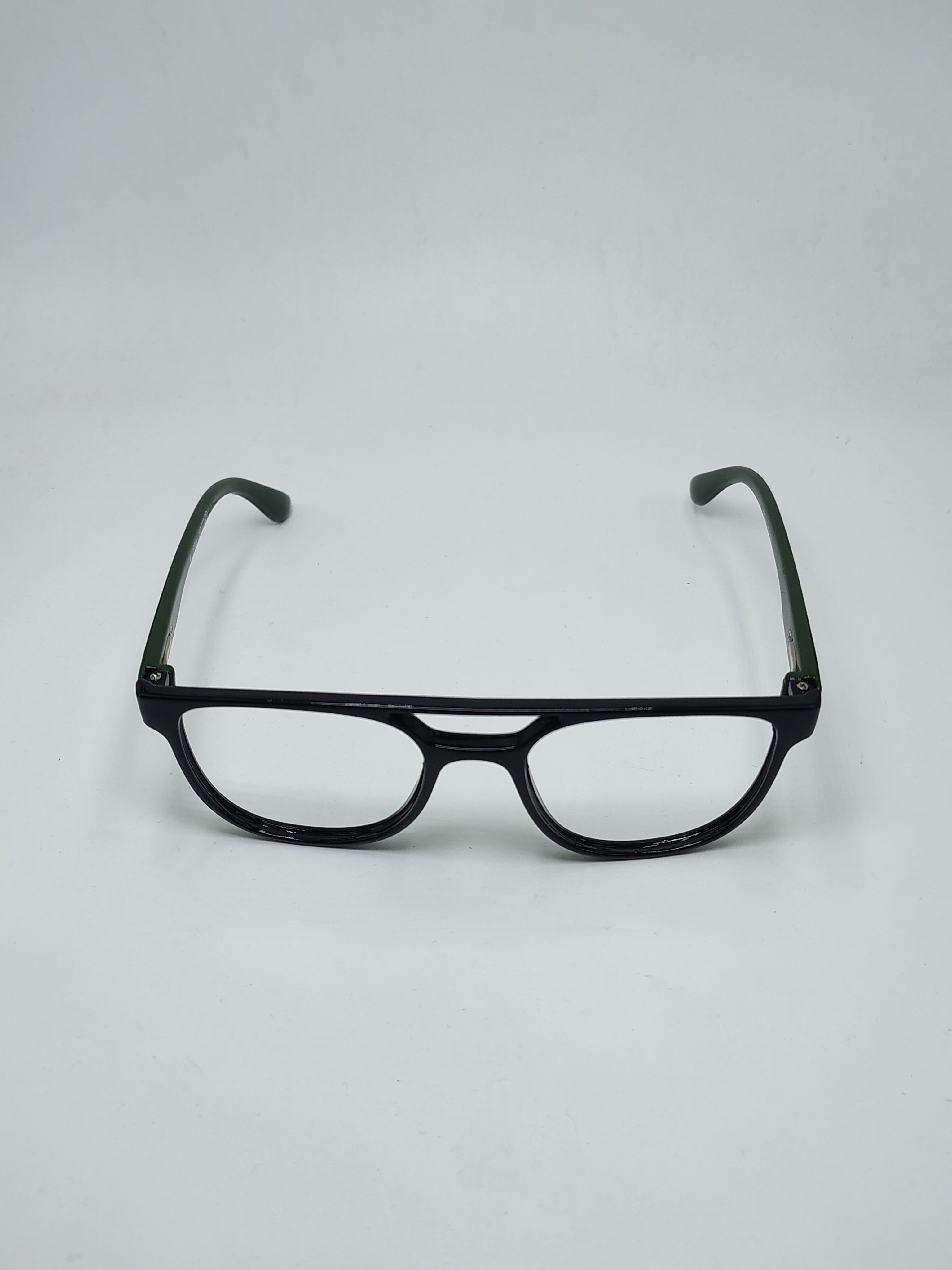 Attraction Double Bar Glossy Black And Green Frame