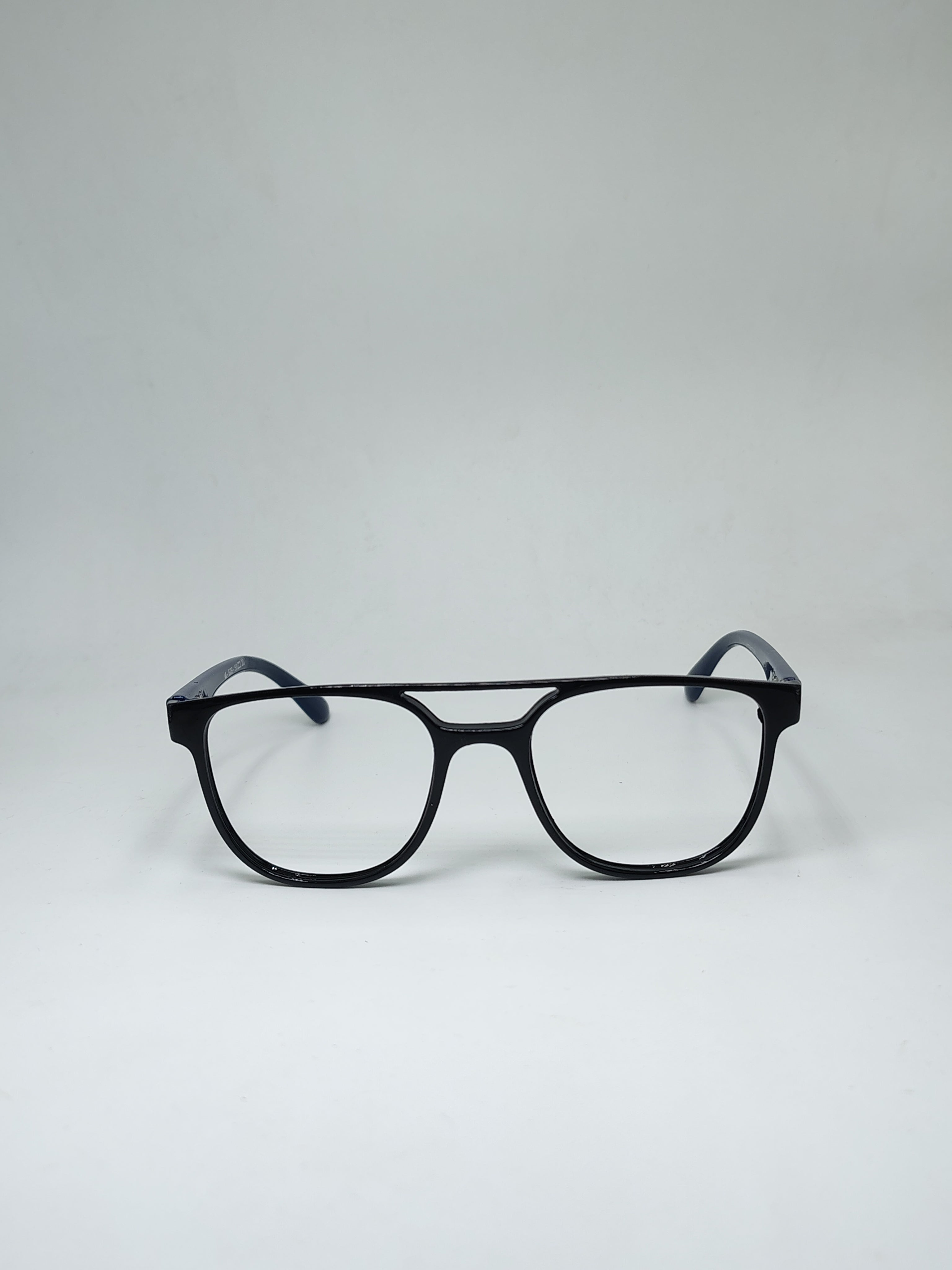 Attraction double Bar Glossy Black And Blue Frame