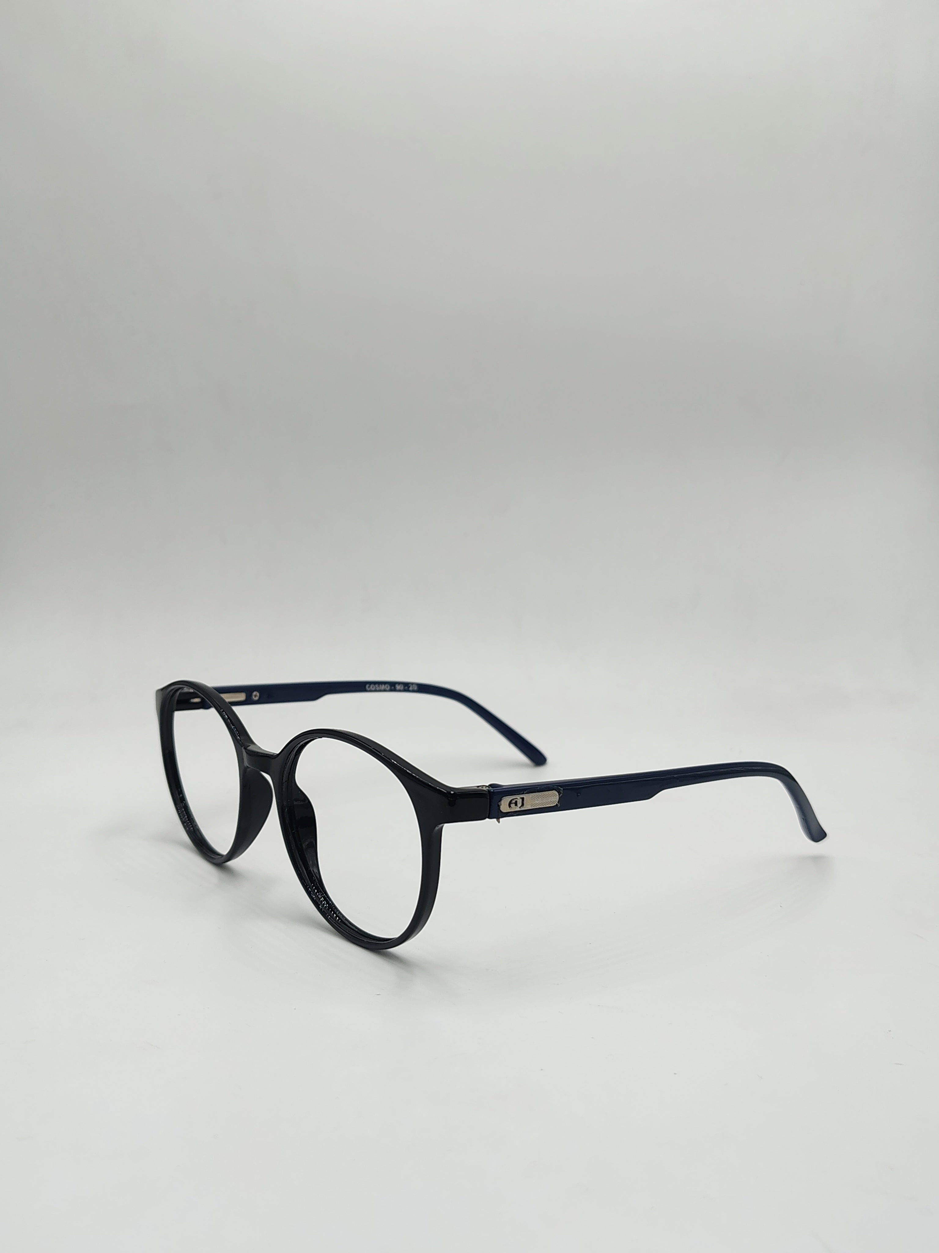 Cosmo Glossy Black And Blue Frame