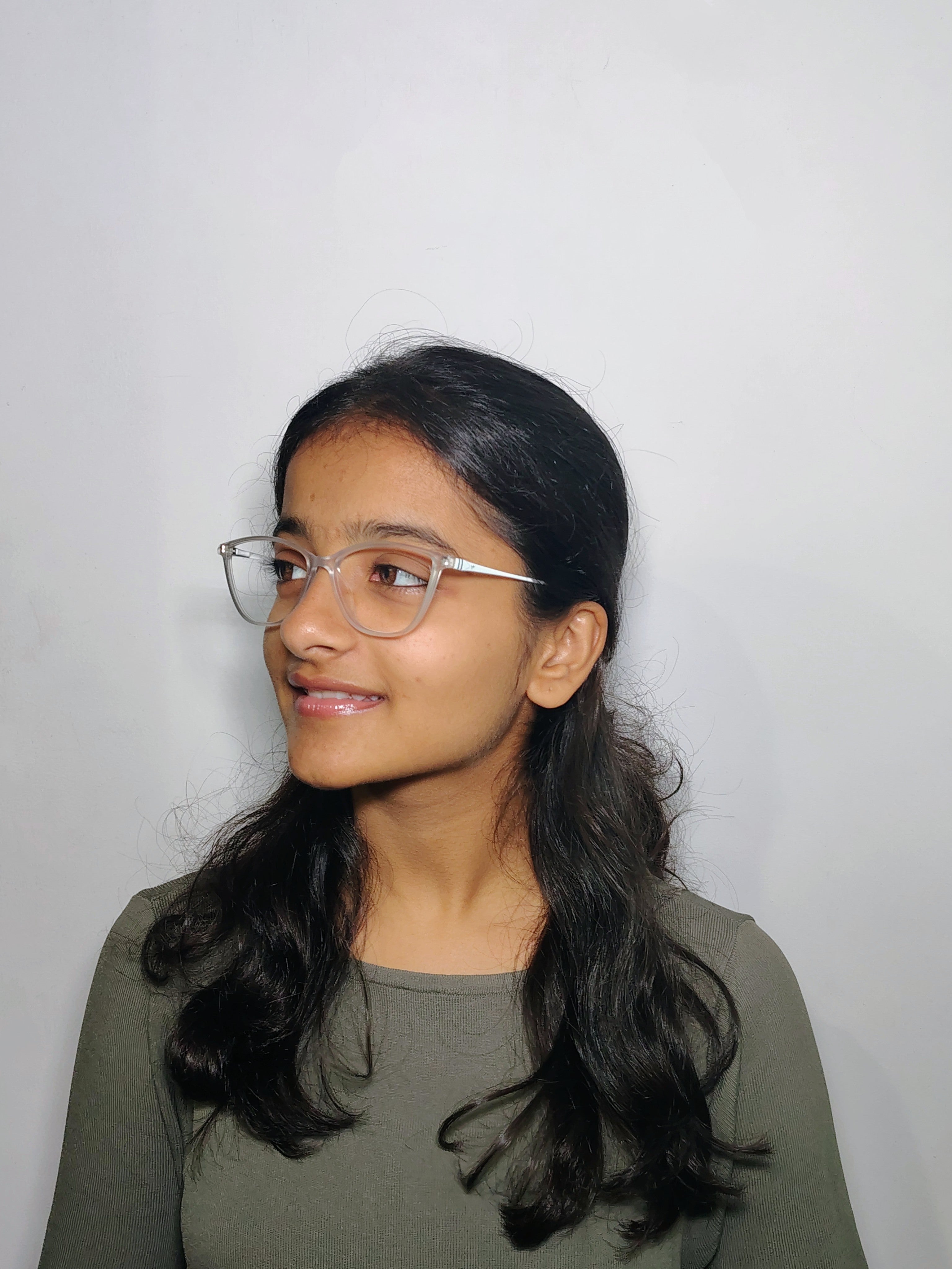 Cat Eye Matte White Frame