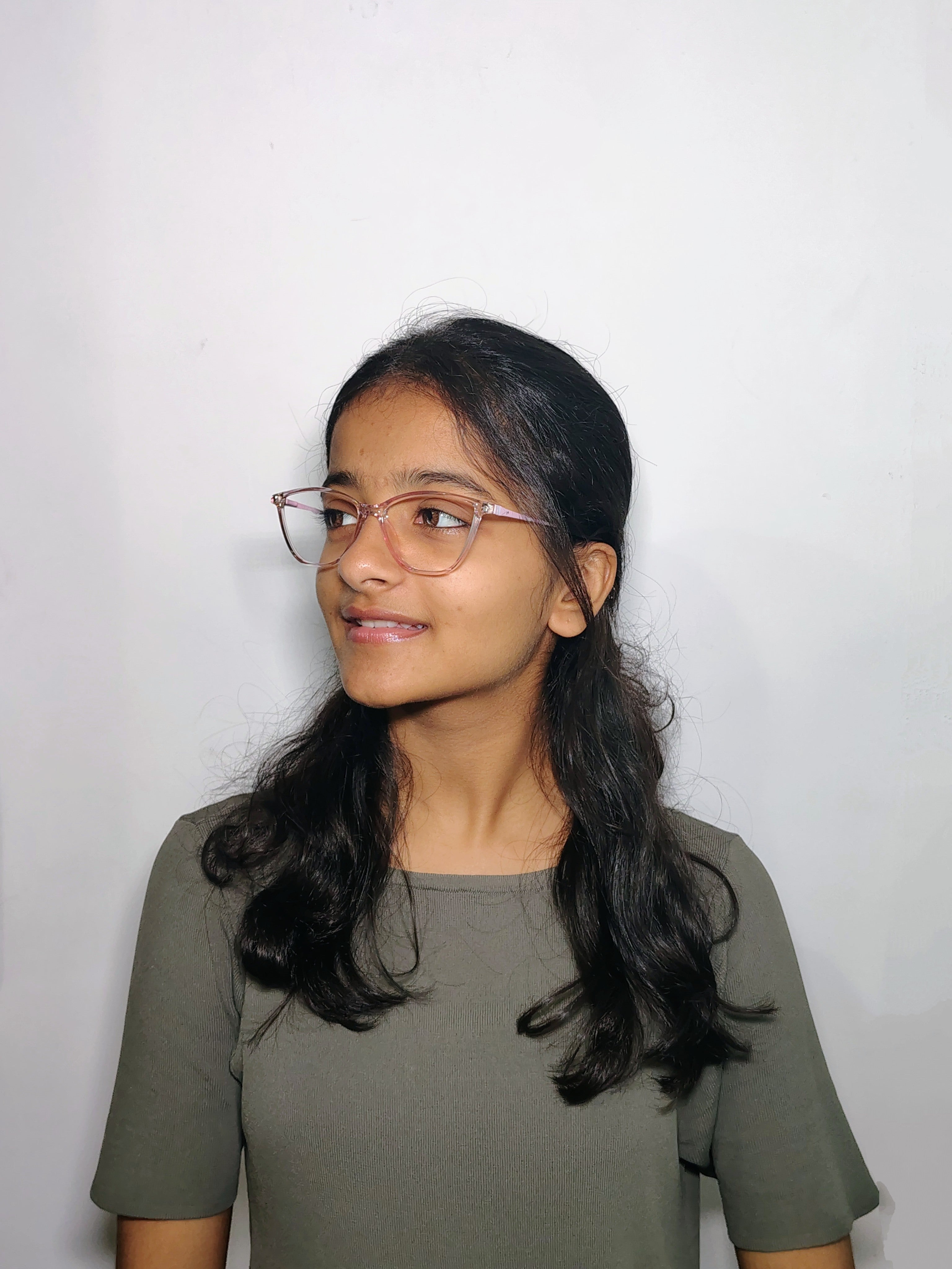 vision plus Cat Eye Matte And Glossy Pink Frame