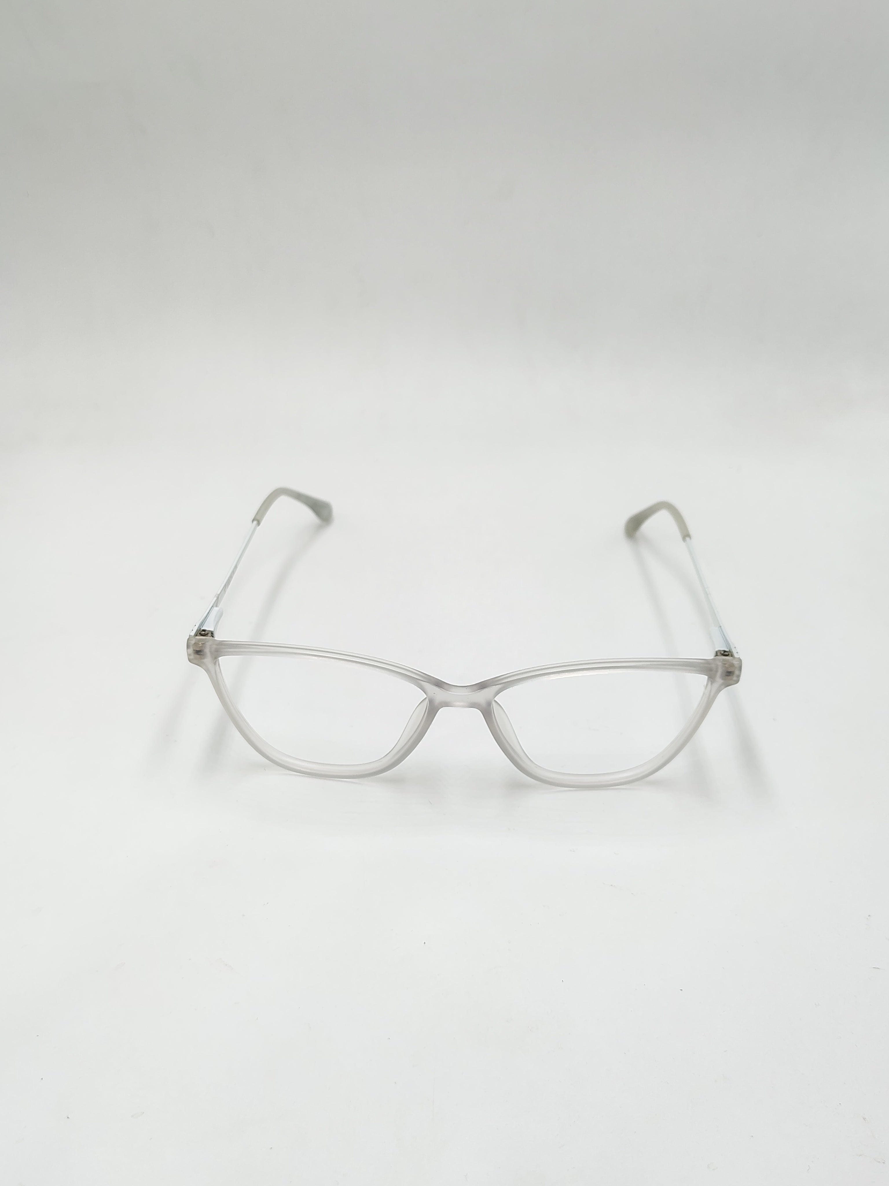 Cat Eye Matte White Frame
