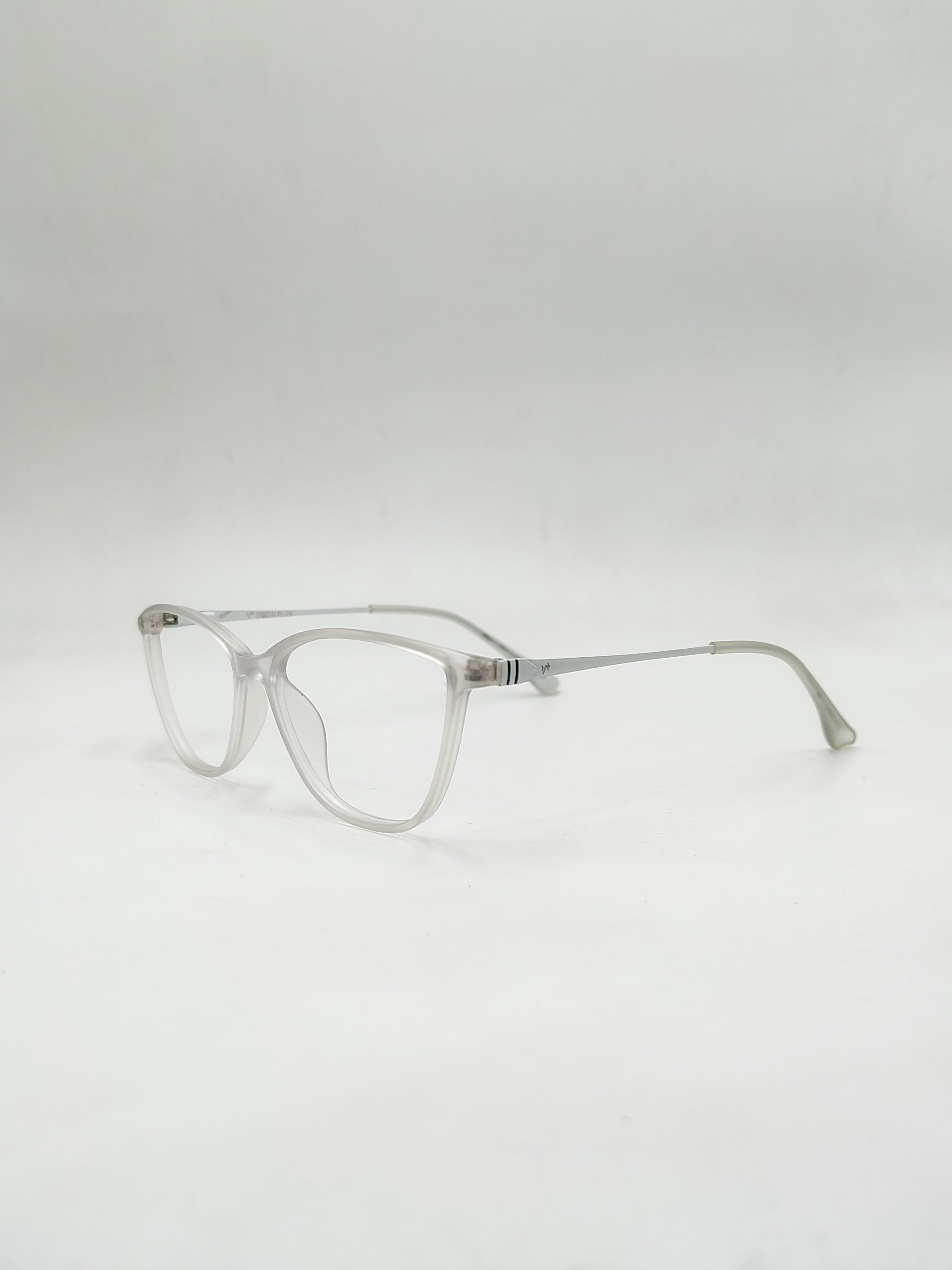 Cat Eye Matte White Frame