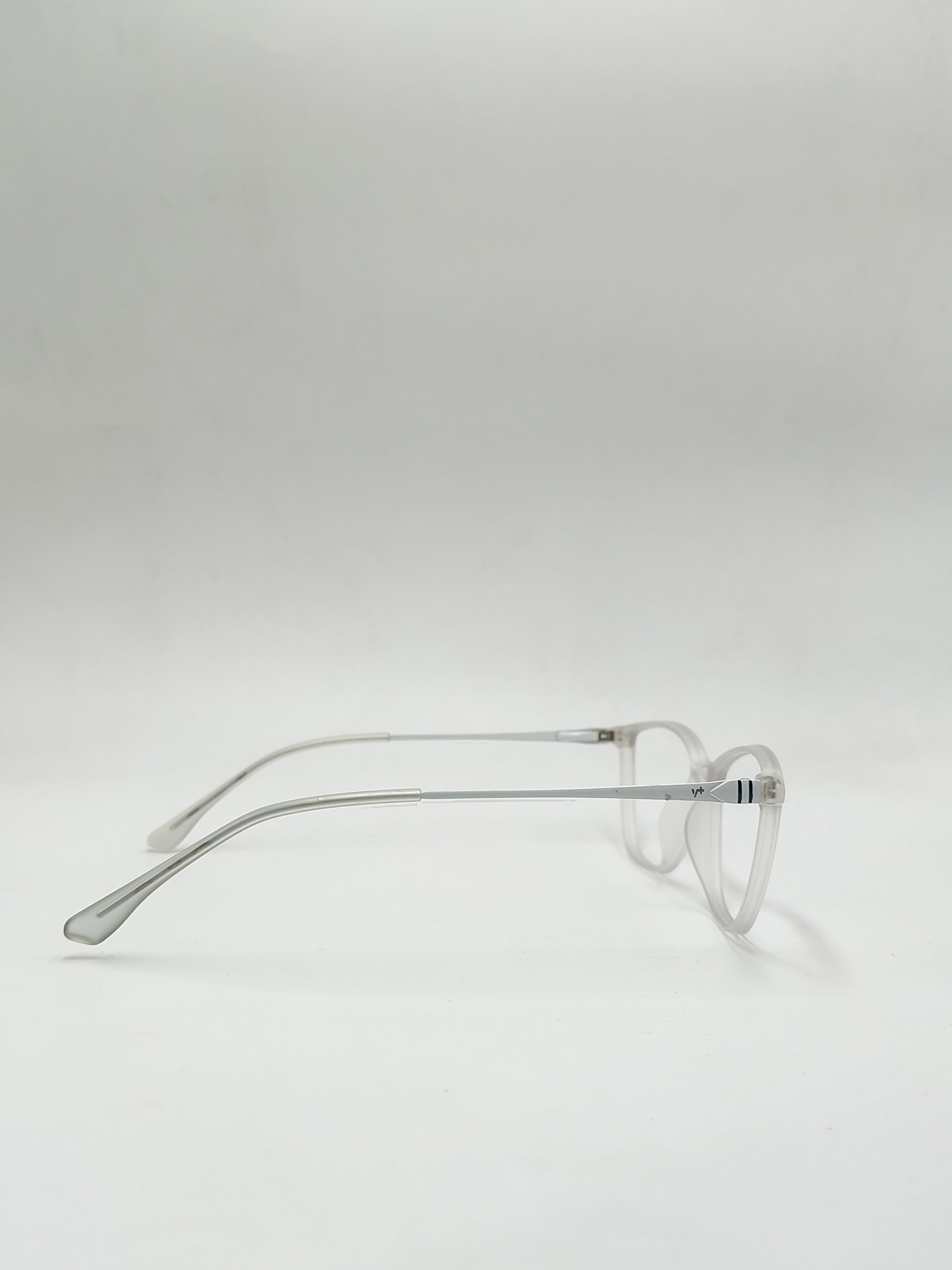 Cat Eye Matte White Frame