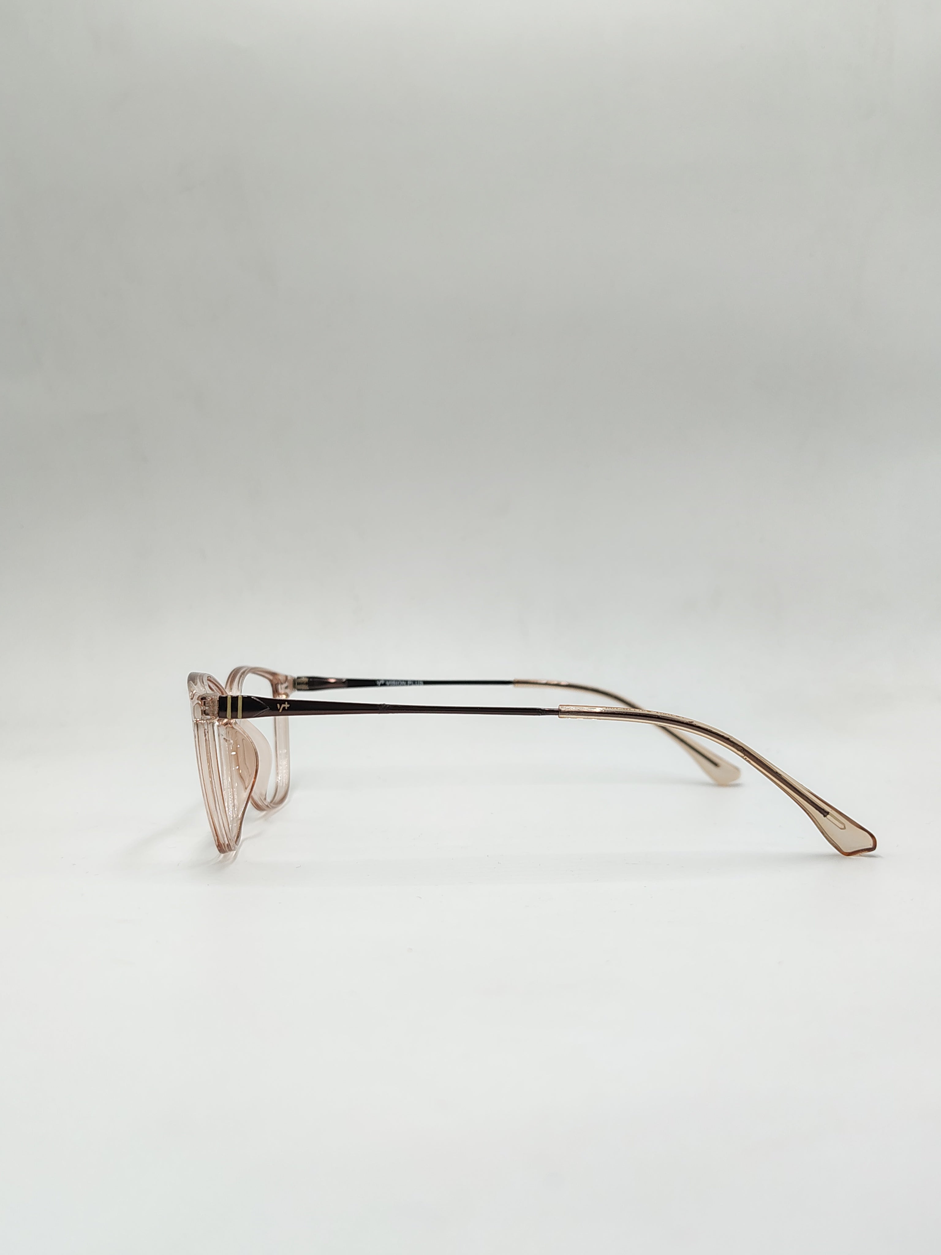 Vision plus Cat Eye Crystal Brown Frame