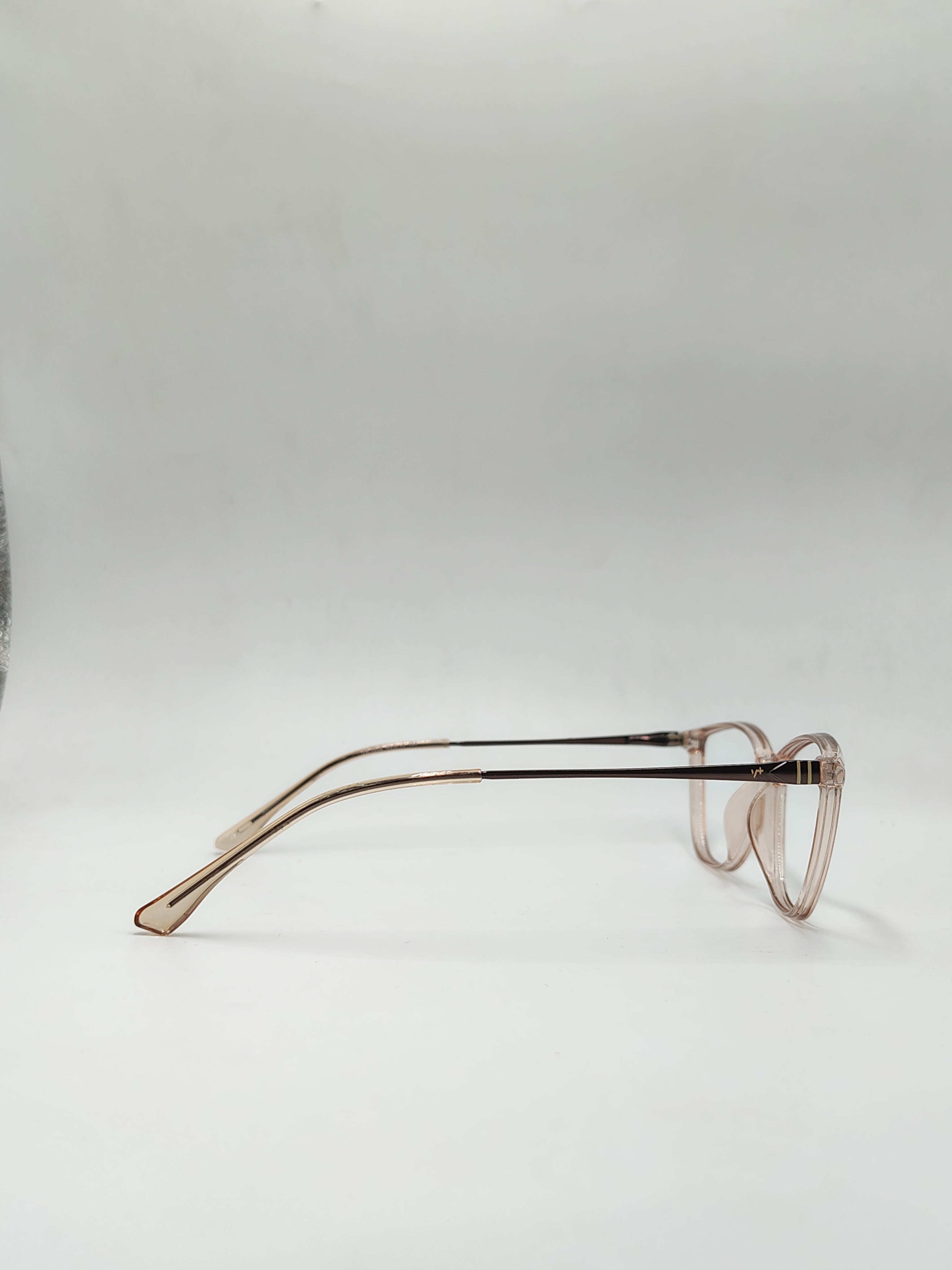 Vision plus Cat Eye Crystal Brown Frame