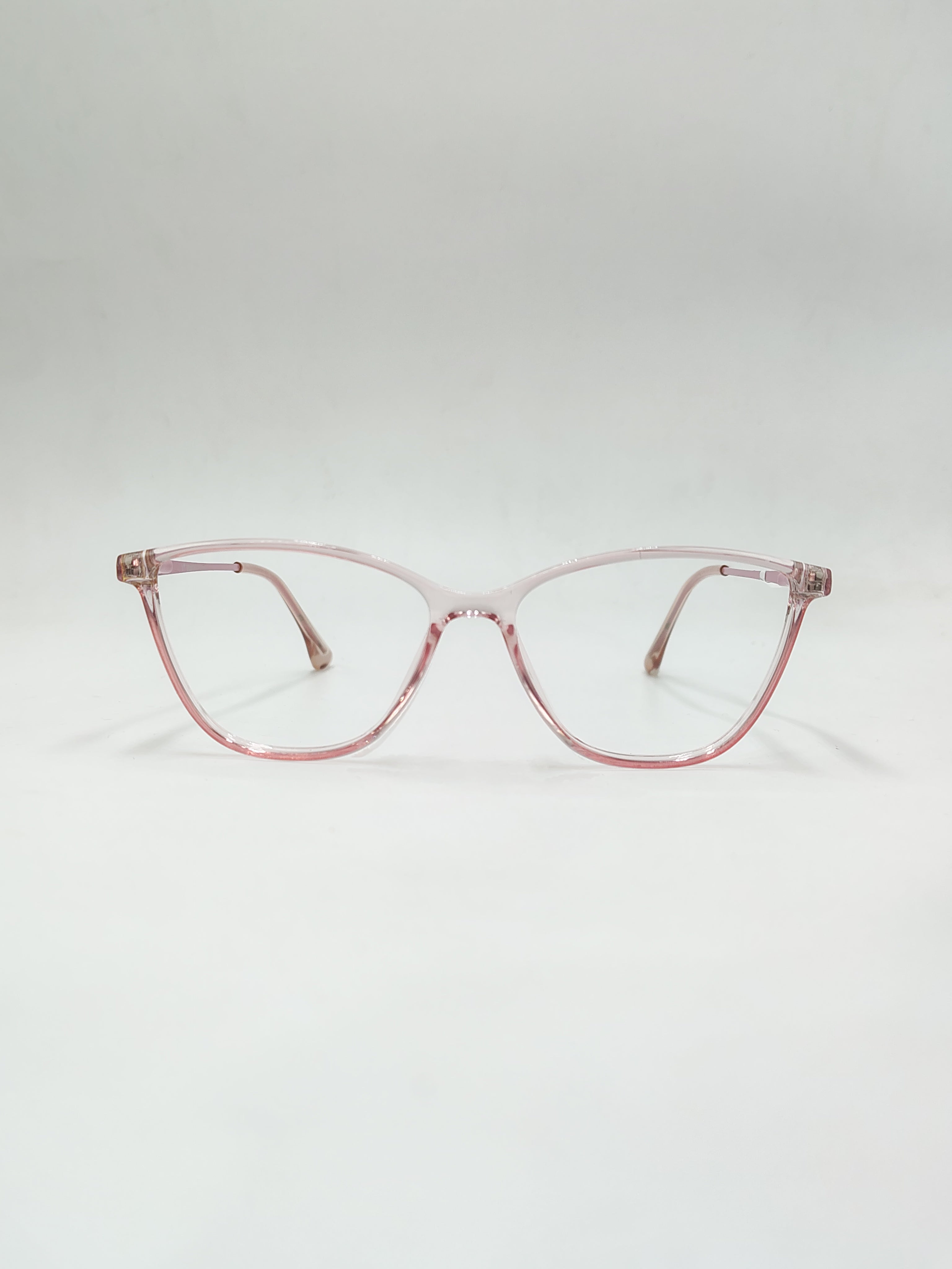 vision plus Cat Eye Matte And Glossy Pink Frame
