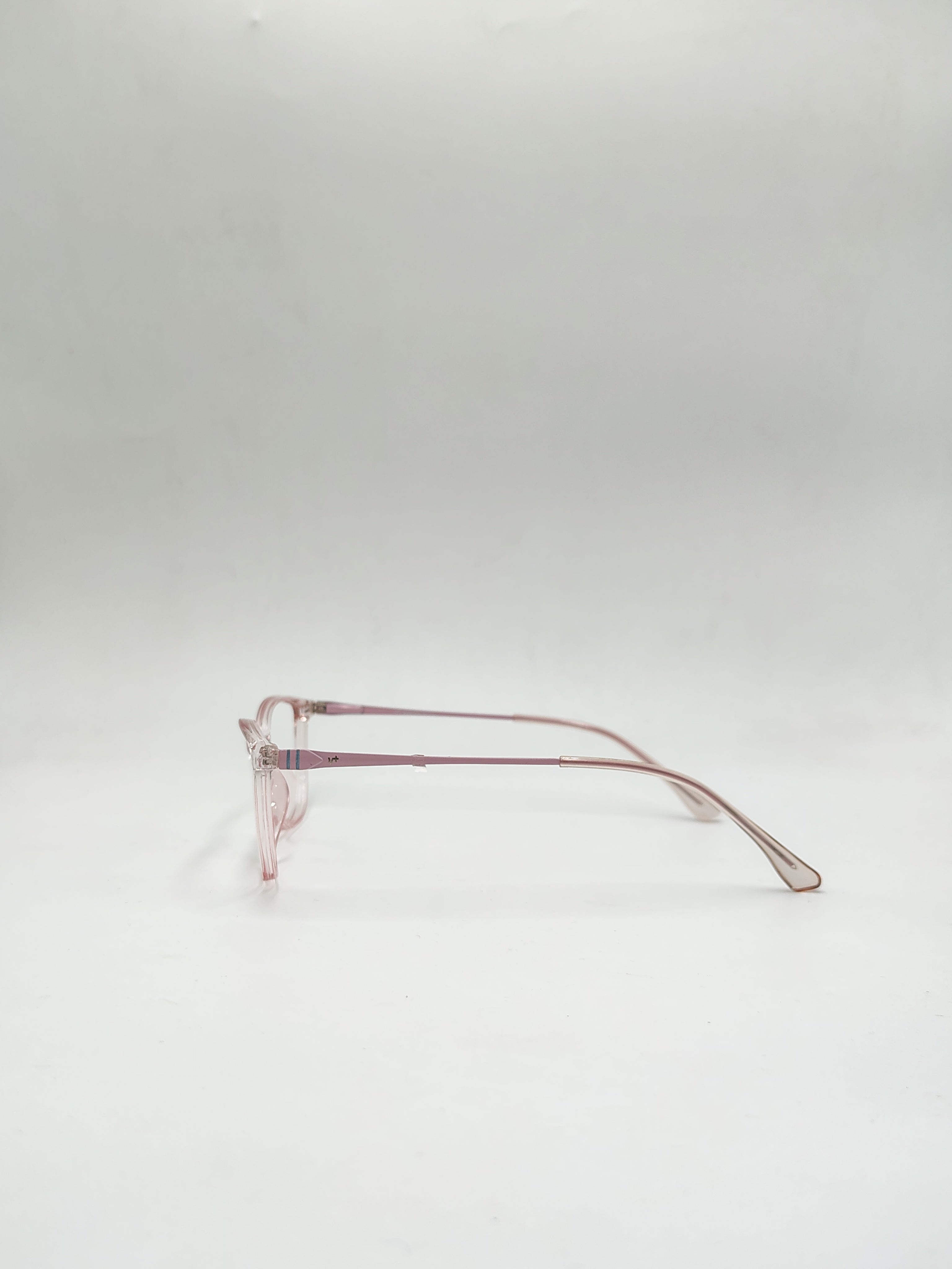 vision plus Cat Eye Matte And Glossy Pink Frame