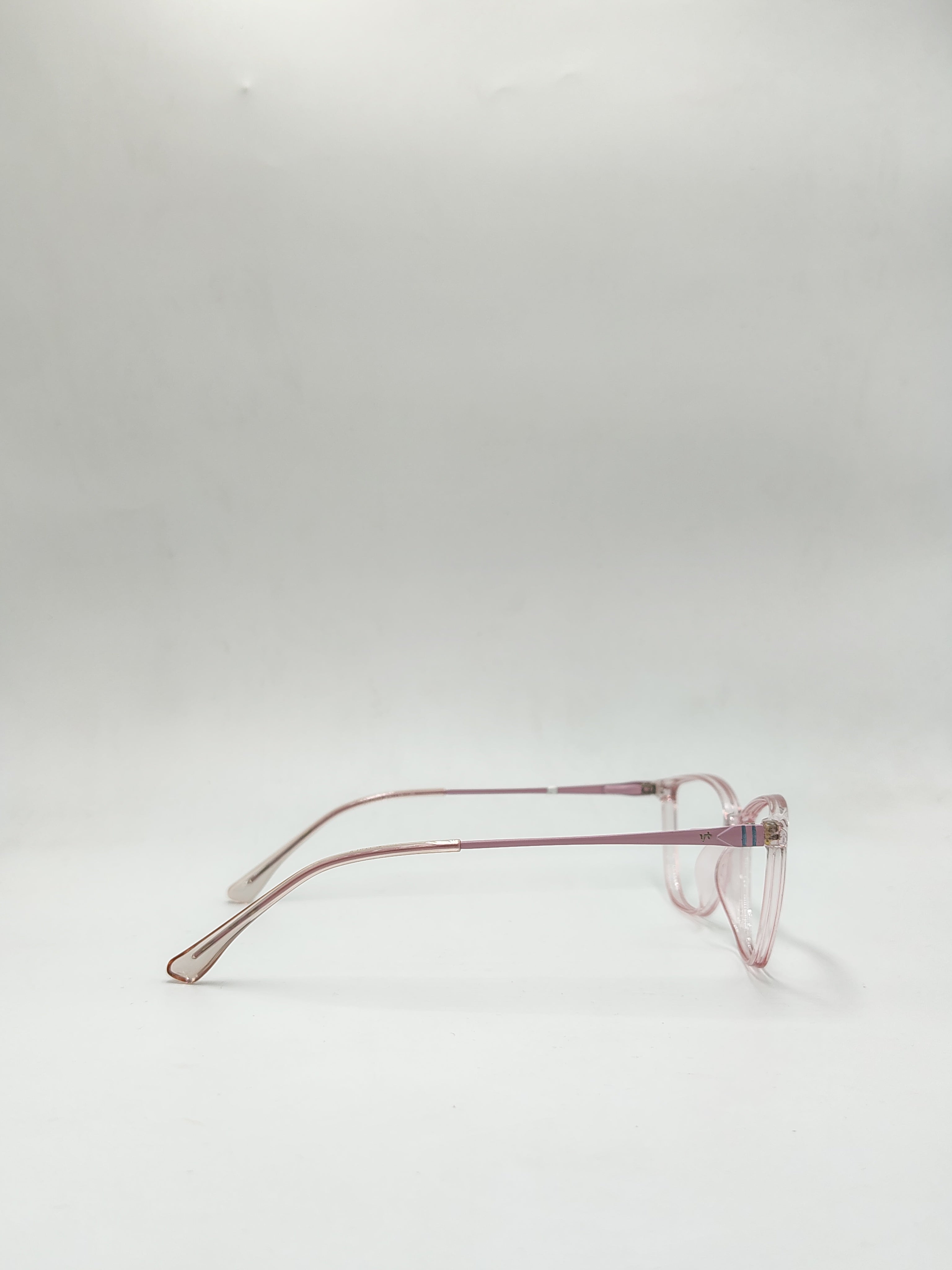 vision plus Cat Eye Matte And Glossy Pink Frame