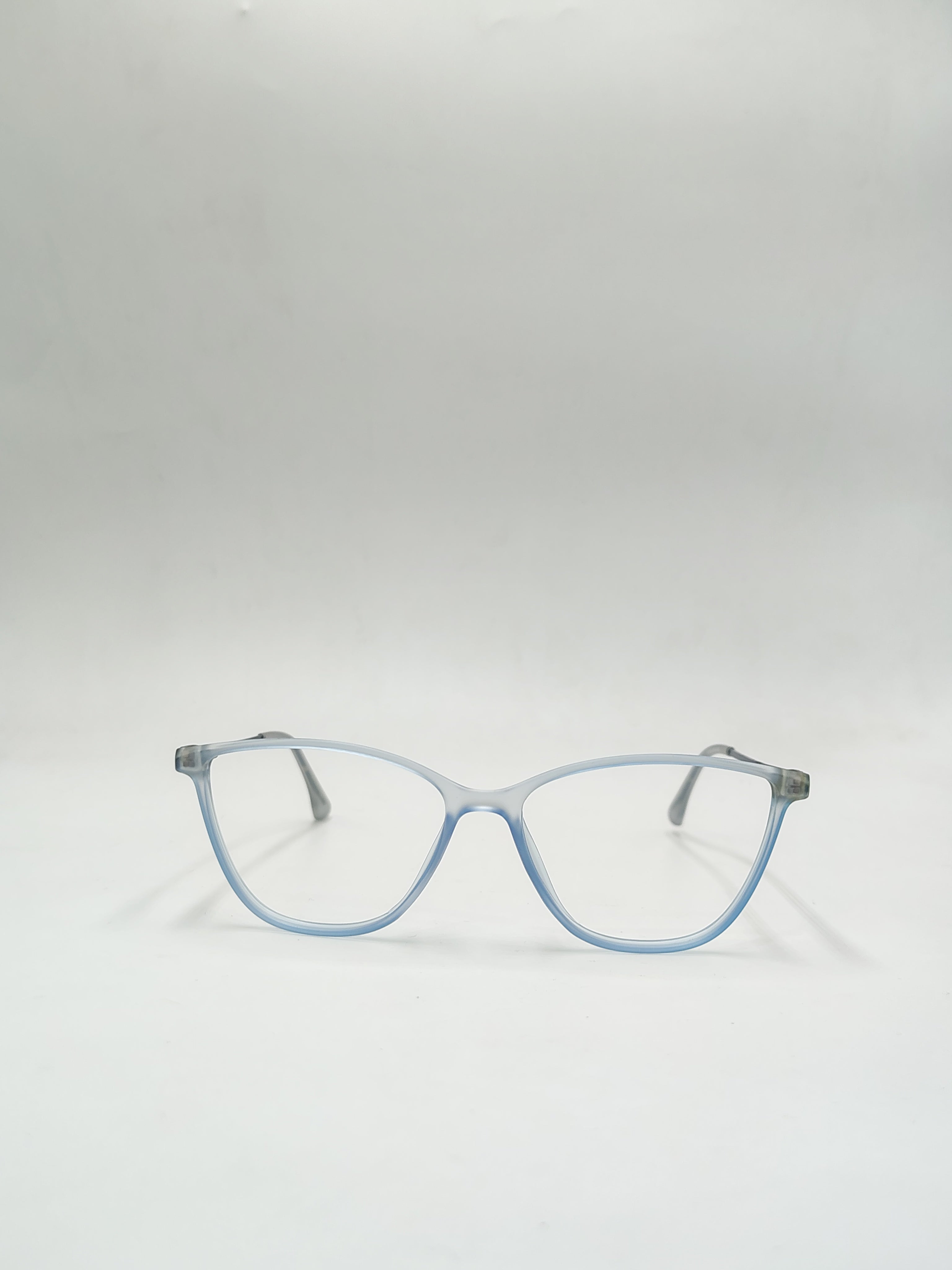 Cat Eye Matte Sky Blue Frame