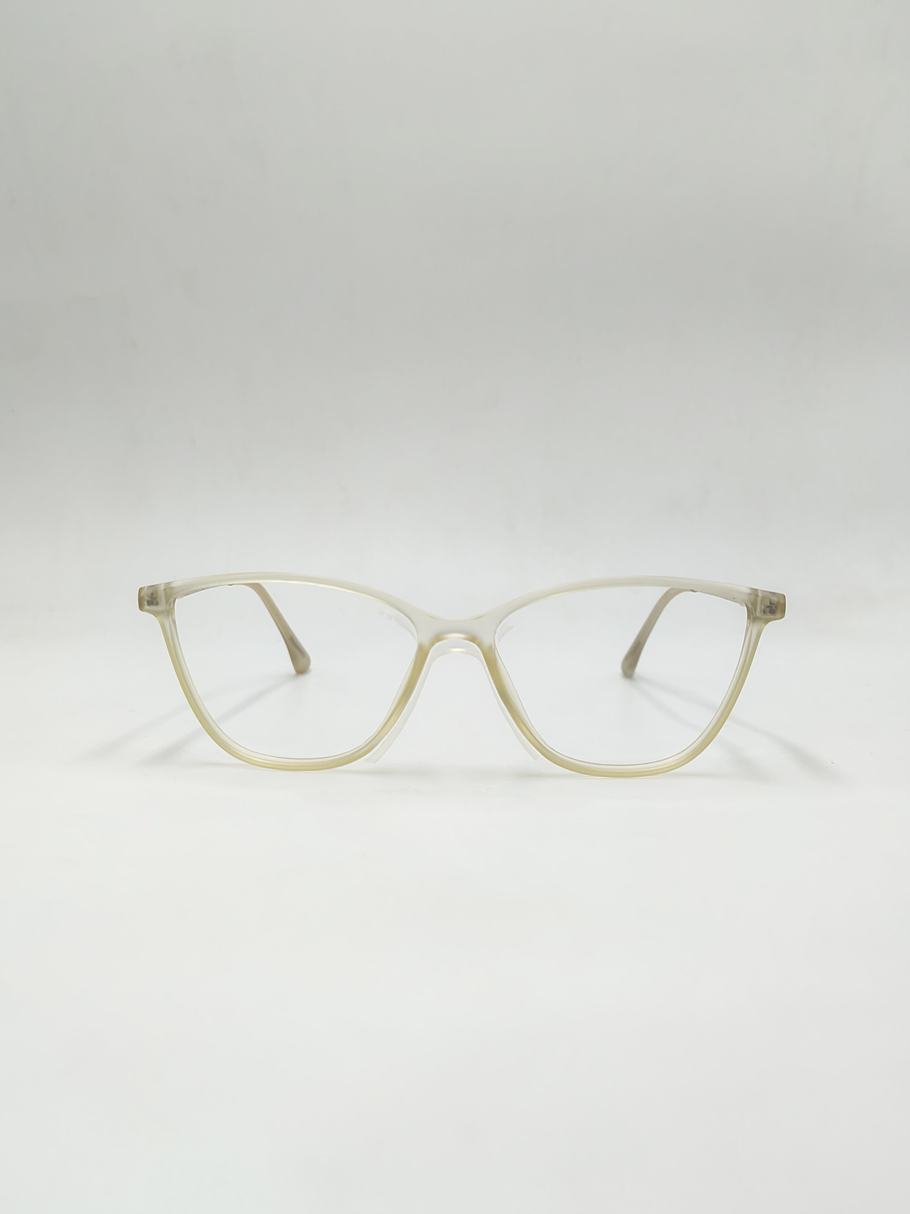 Cat Eye Matte Yellow Frame