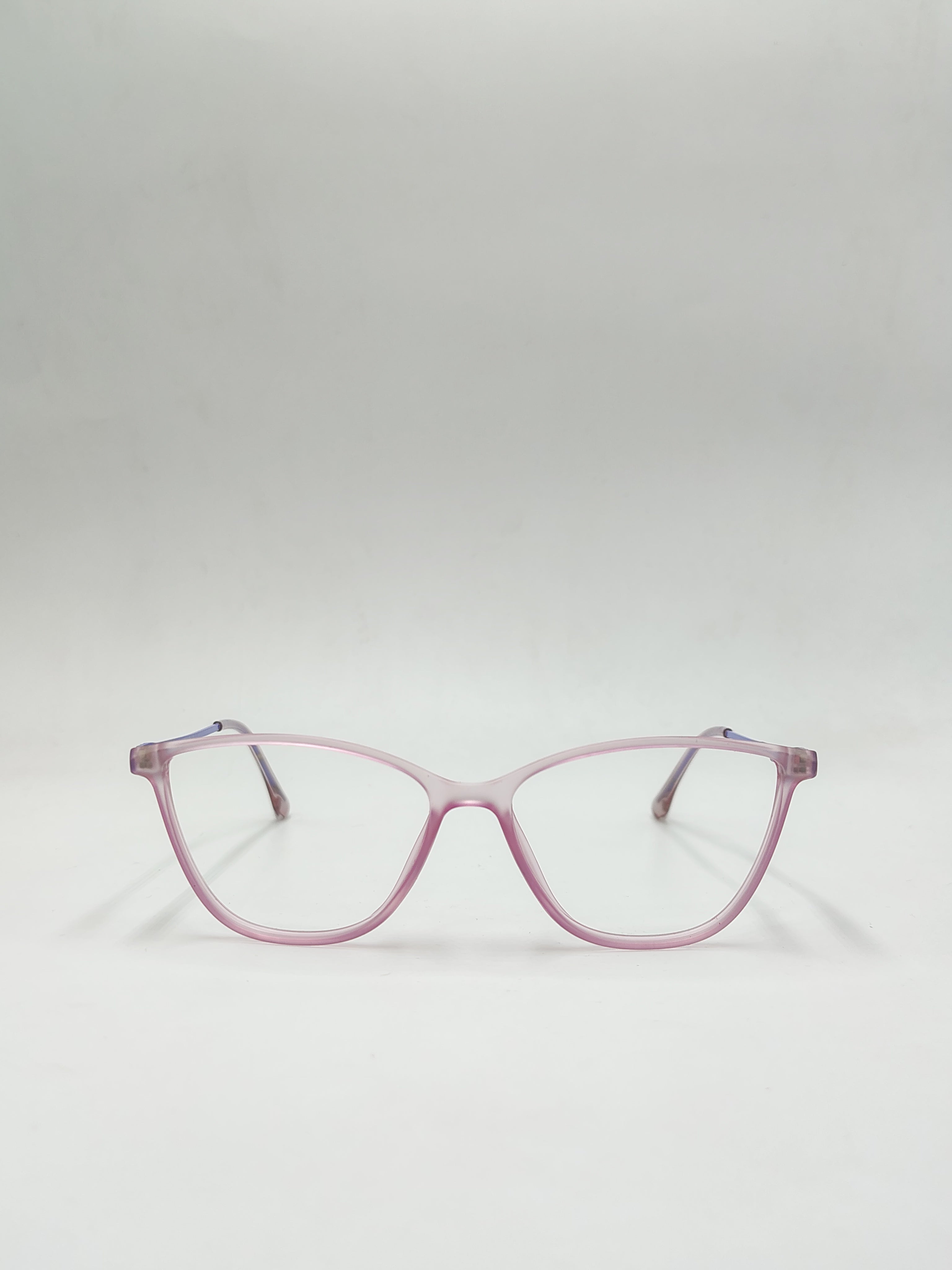 Cat Eye Matte Pink And Purple Frame