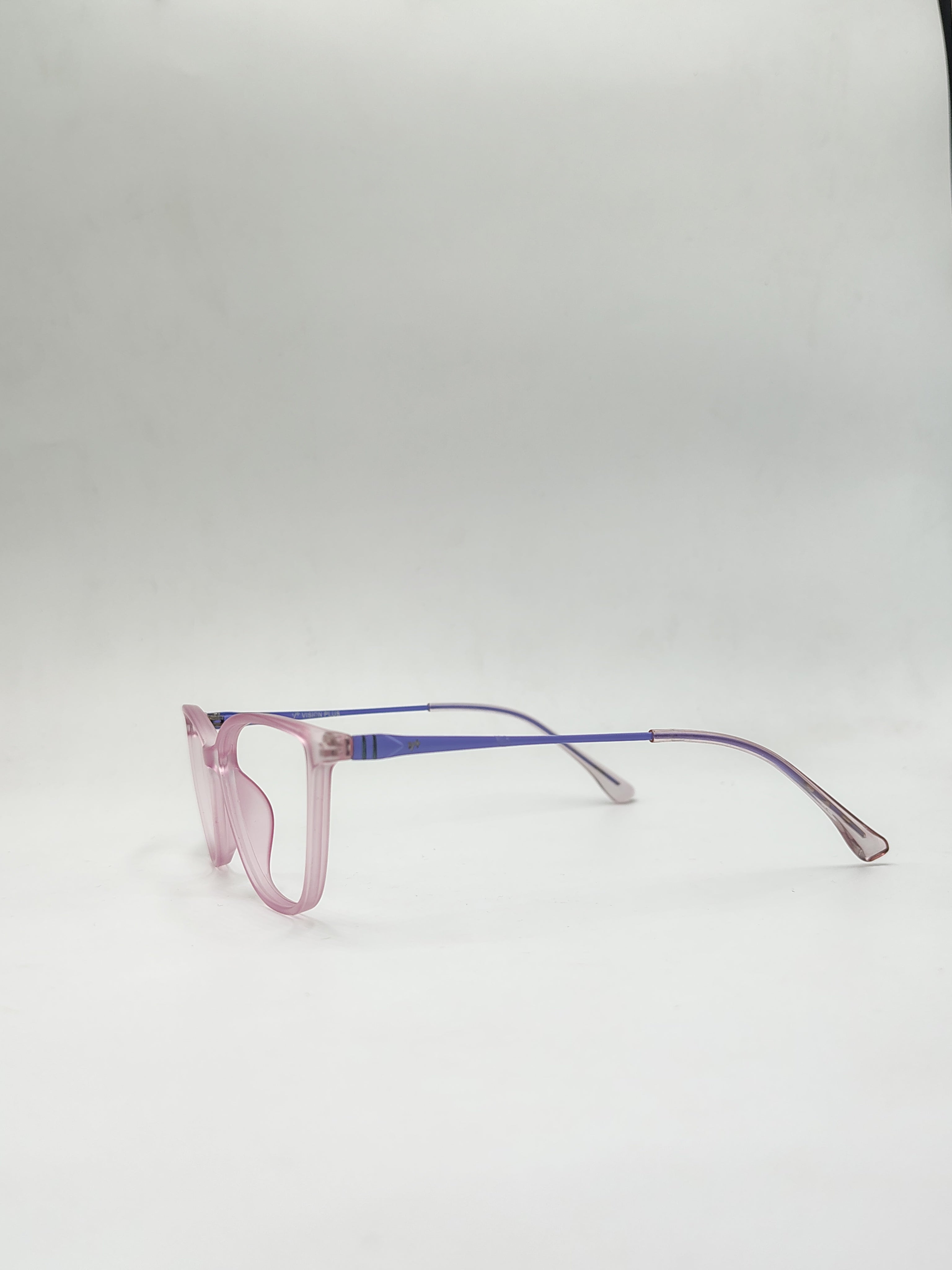 Cat Eye Matte Pink And Purple Frame