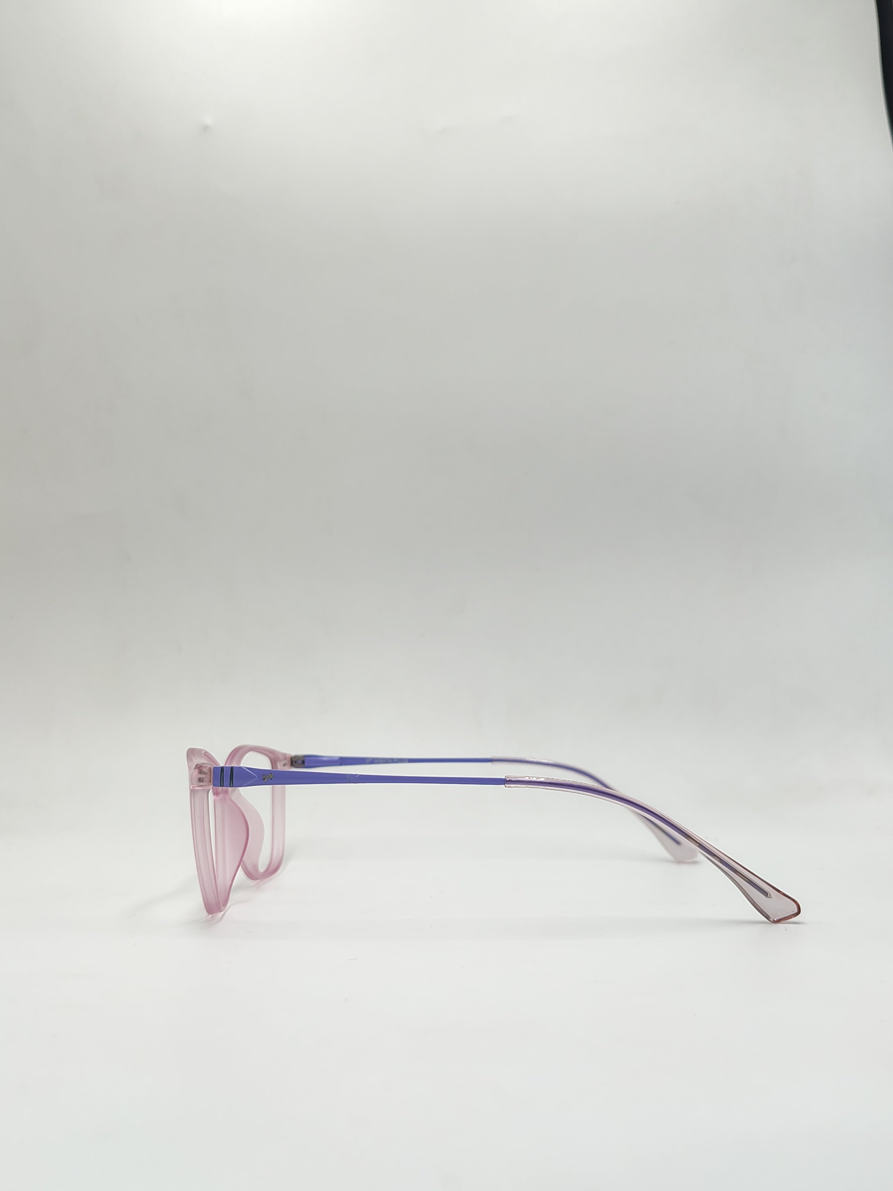 Cat Eye Matte Pink And Purple Frame
