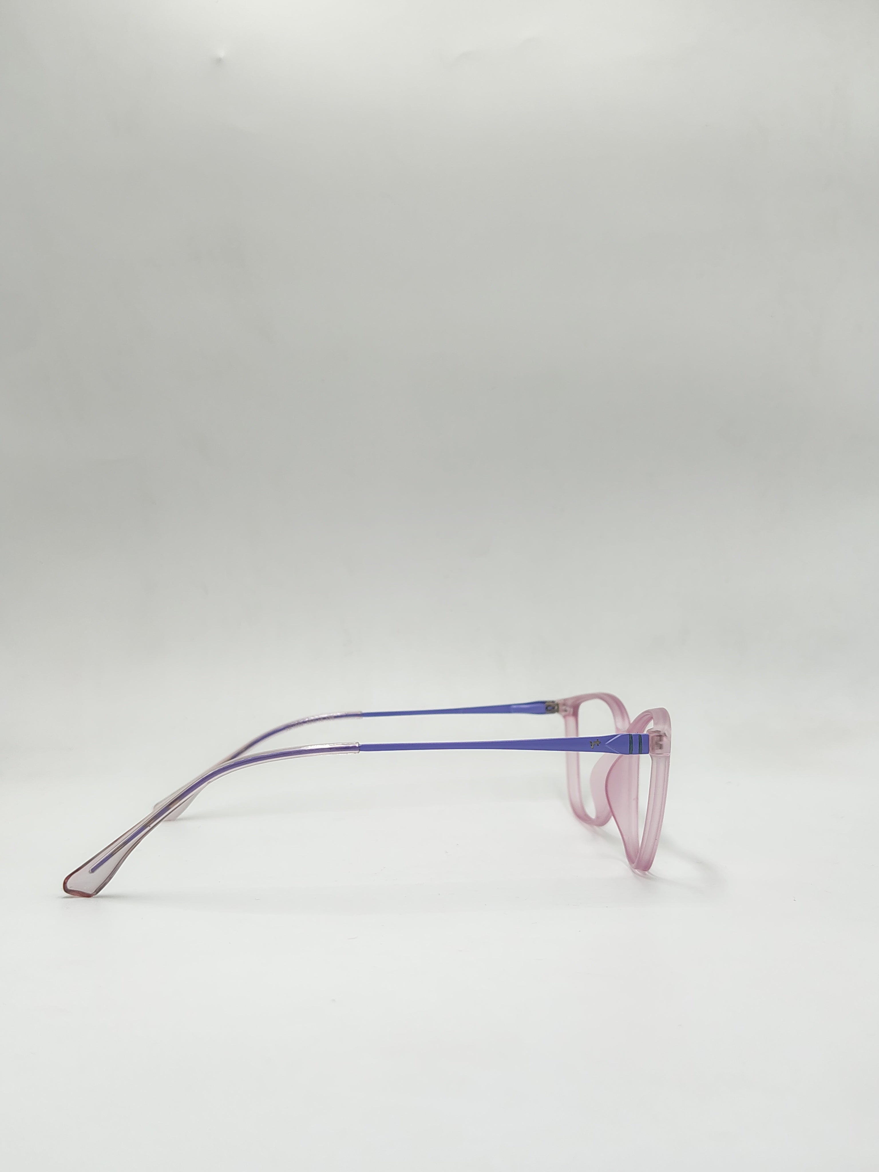 Cat Eye Matte Pink And Purple Frame
