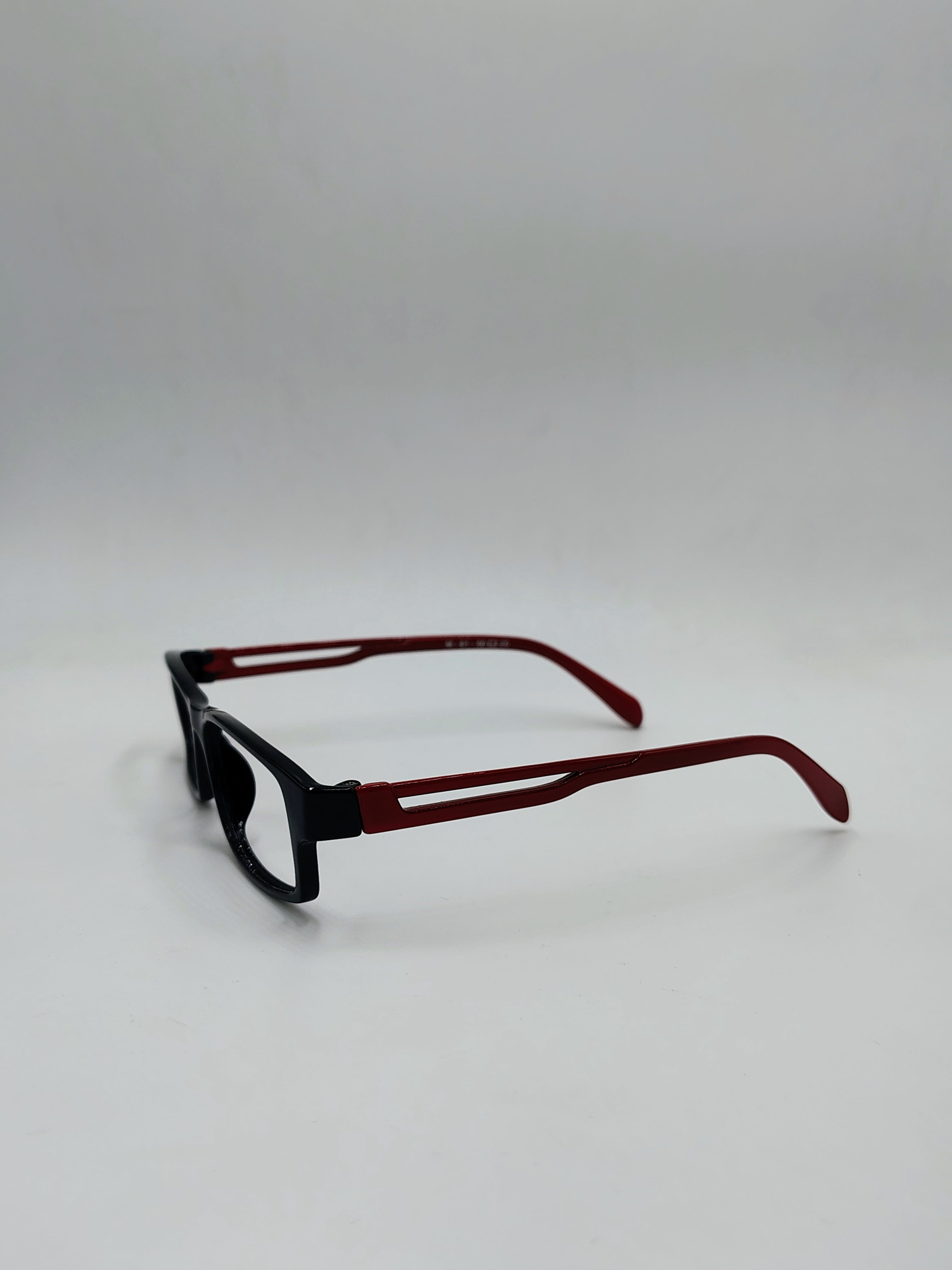 Glossy Black And Red Frame