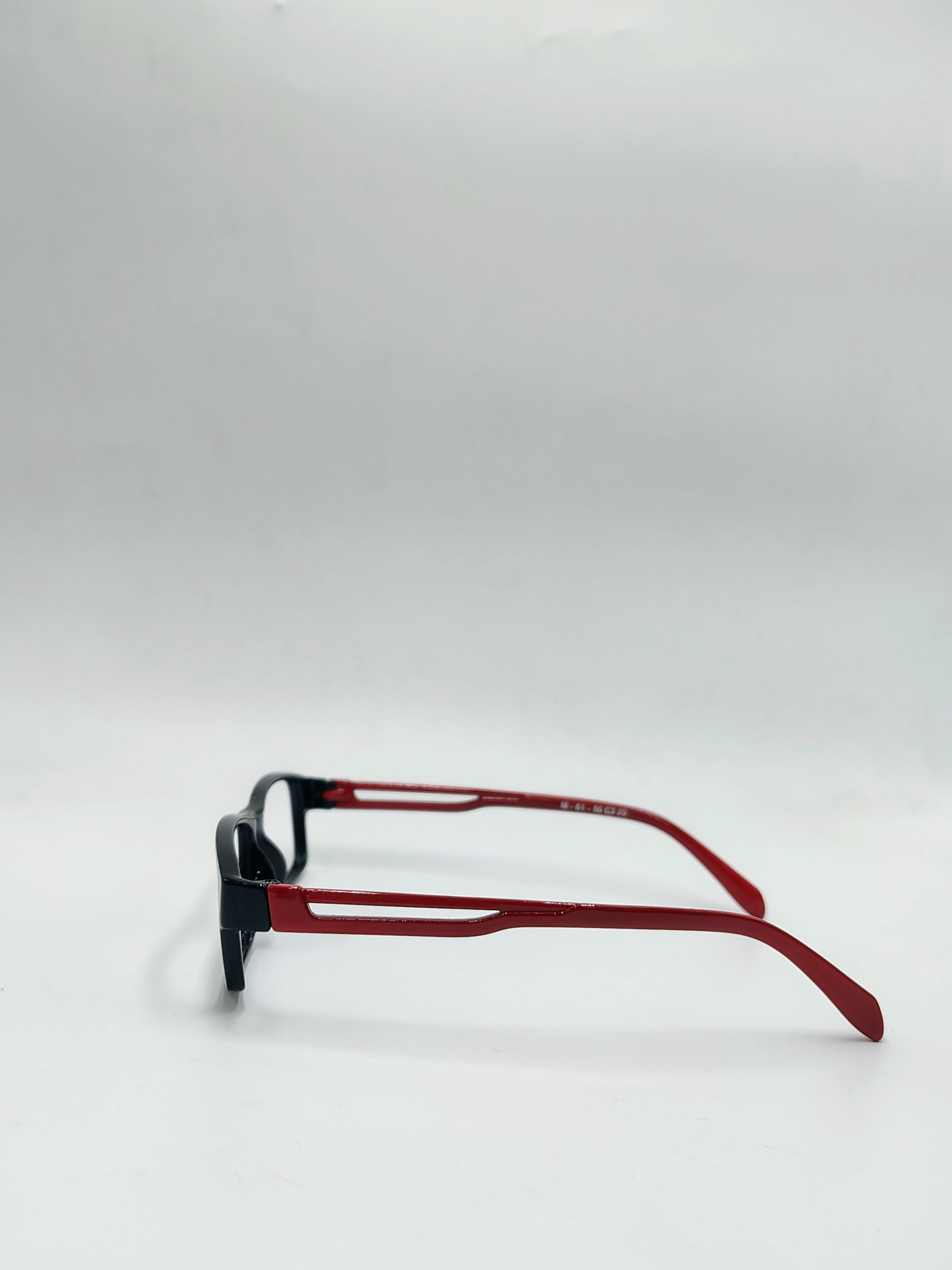 Glossy Black And Red Frame