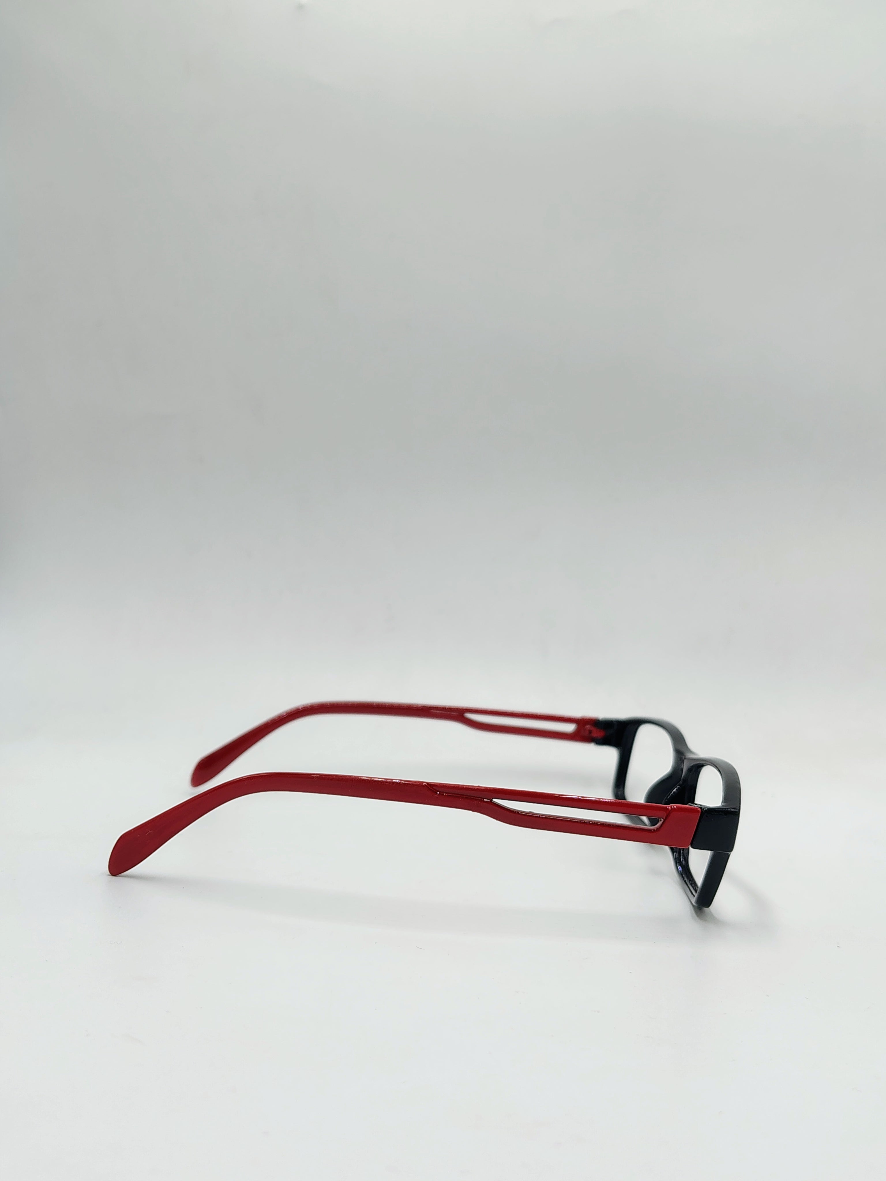 Glossy Black And Red Frame