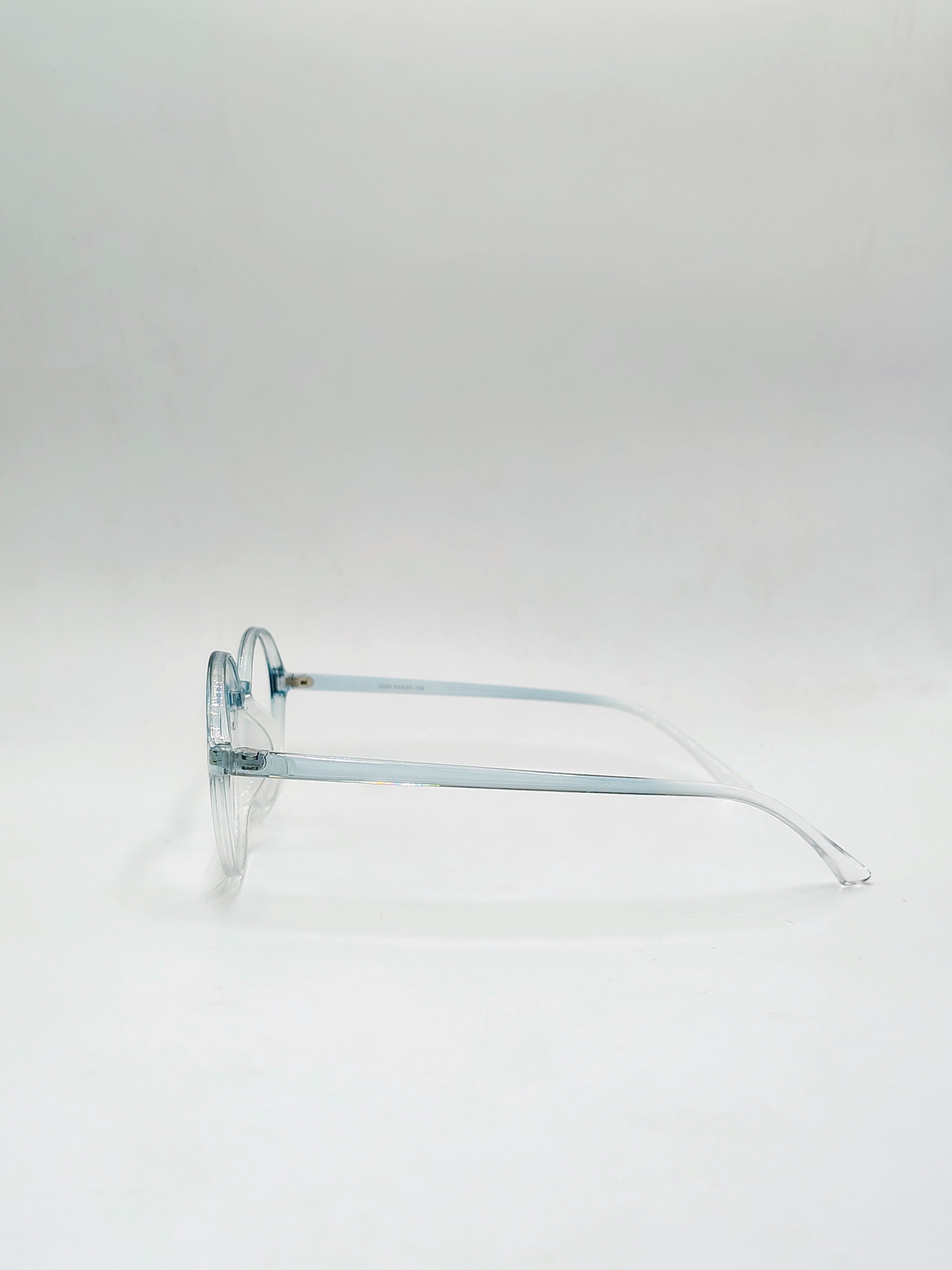 Dual Sky Blue And Clear Frame