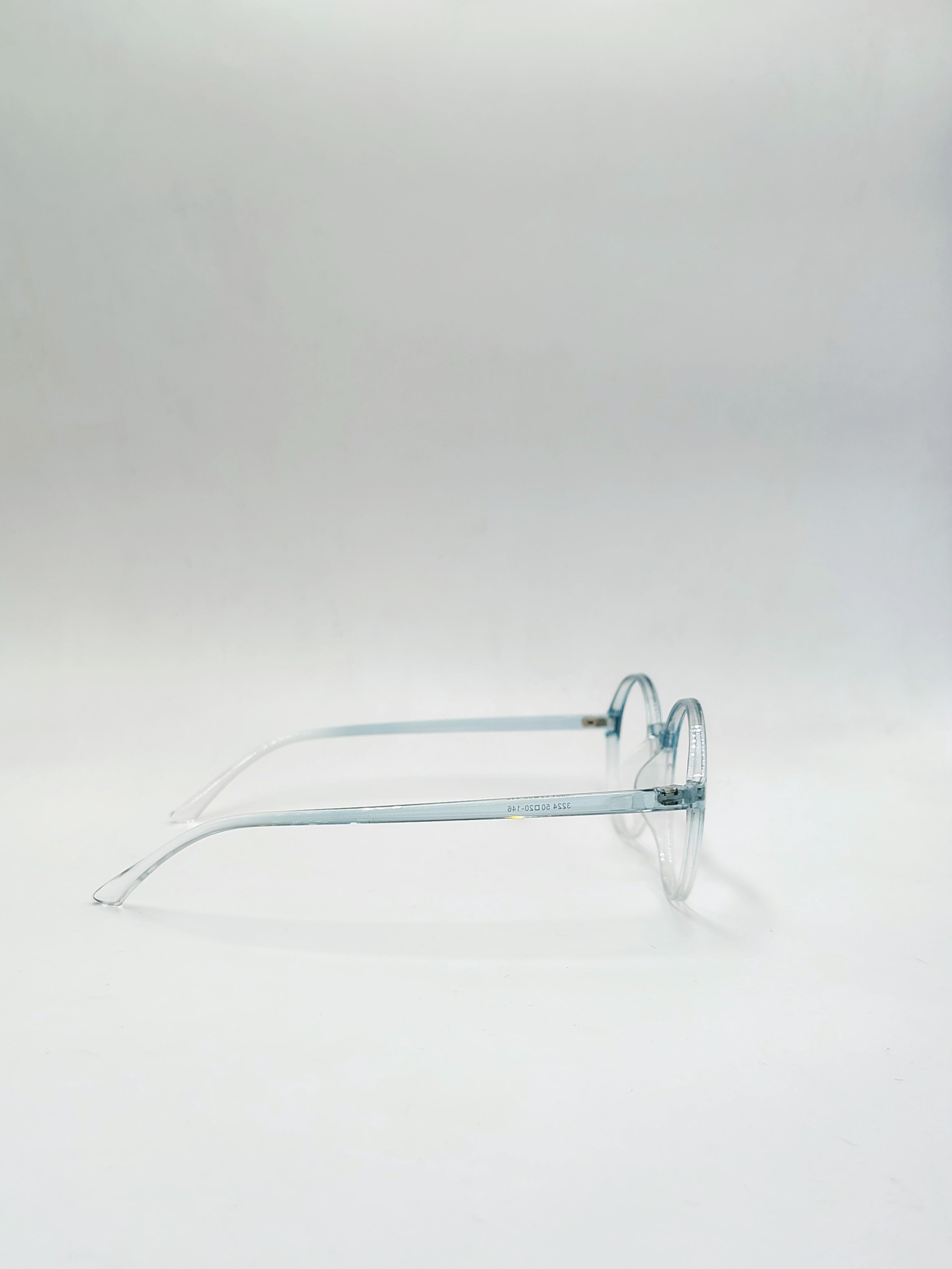 Dual Sky Blue And Clear Frame