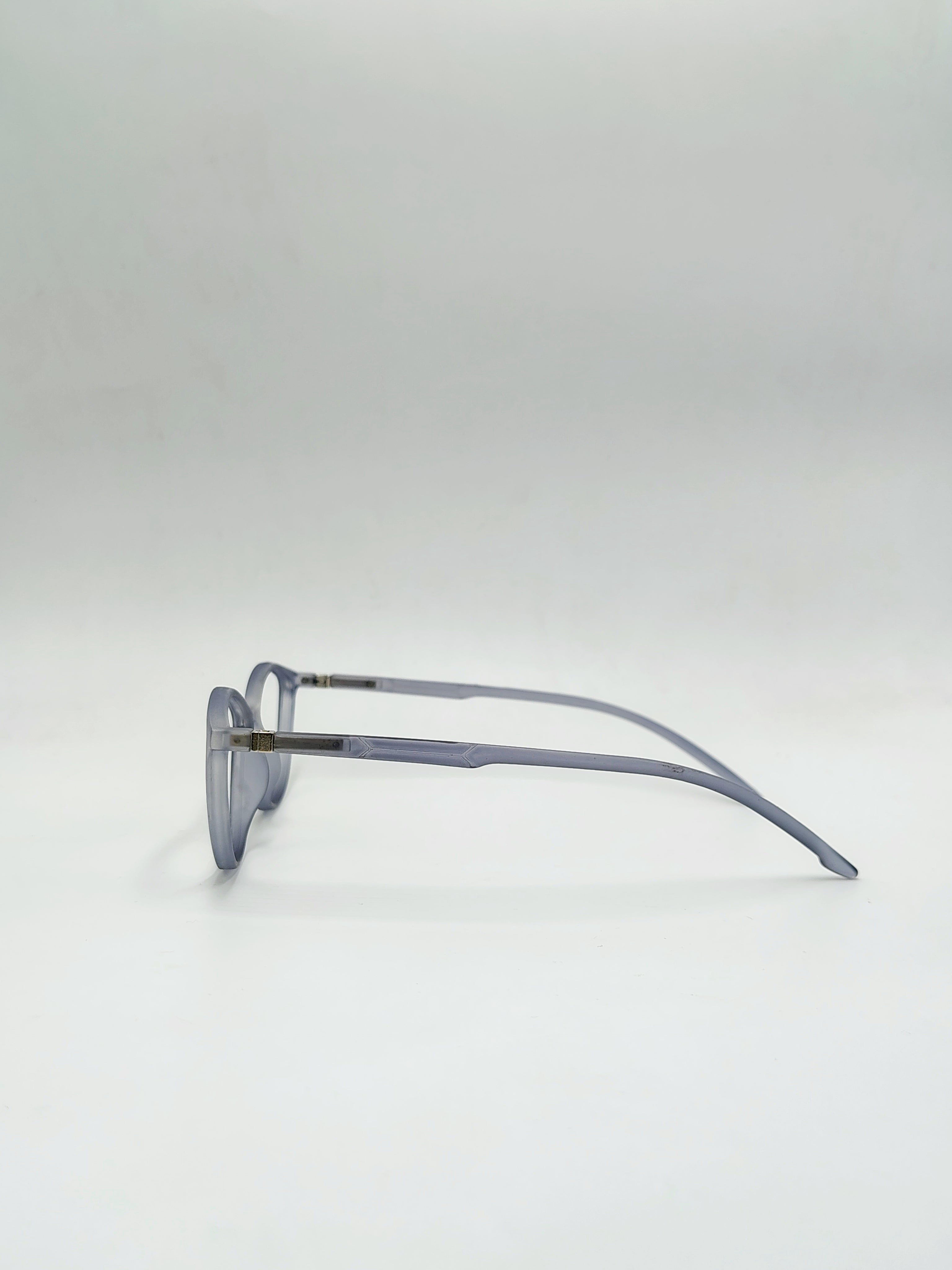 Cat Eye Matte Gray Frame