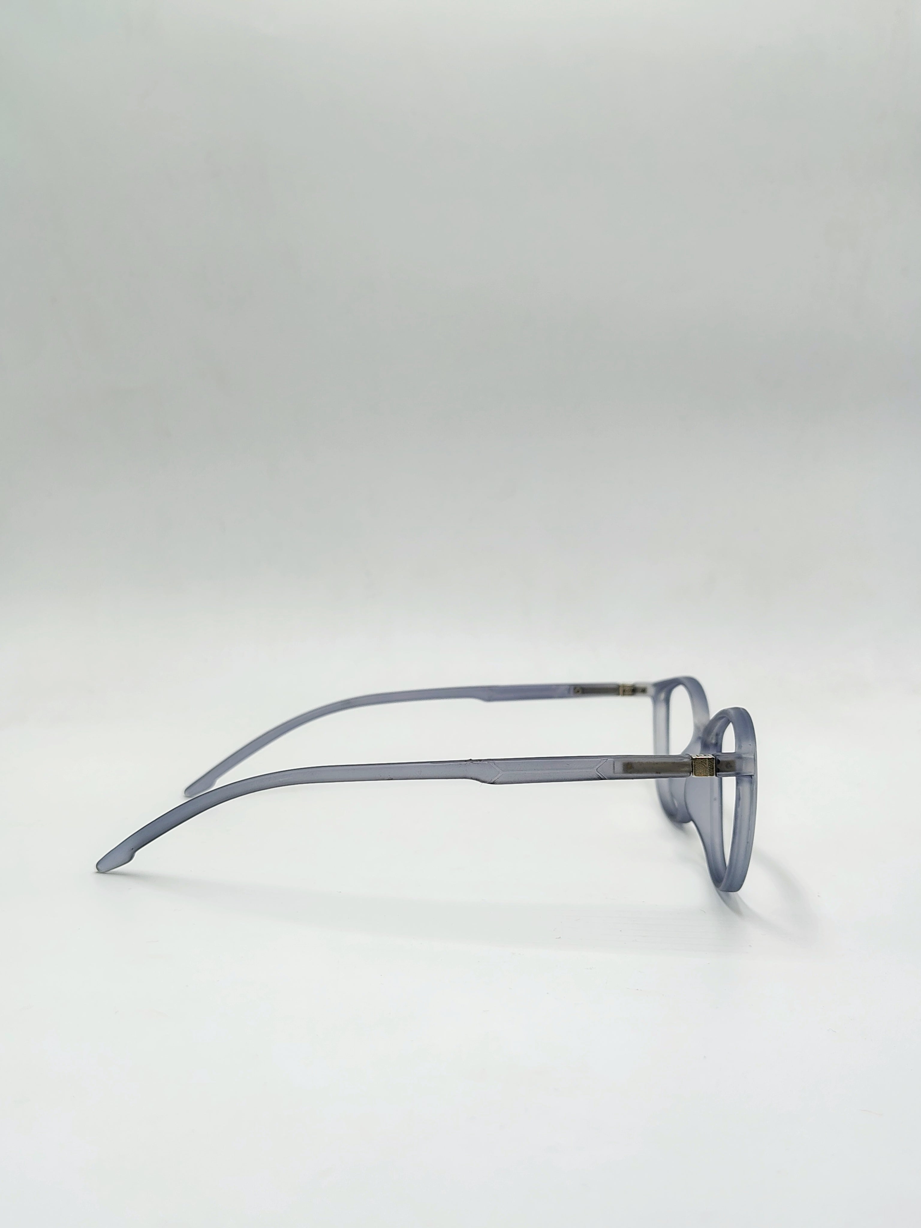 Cat Eye Matte Gray Frame