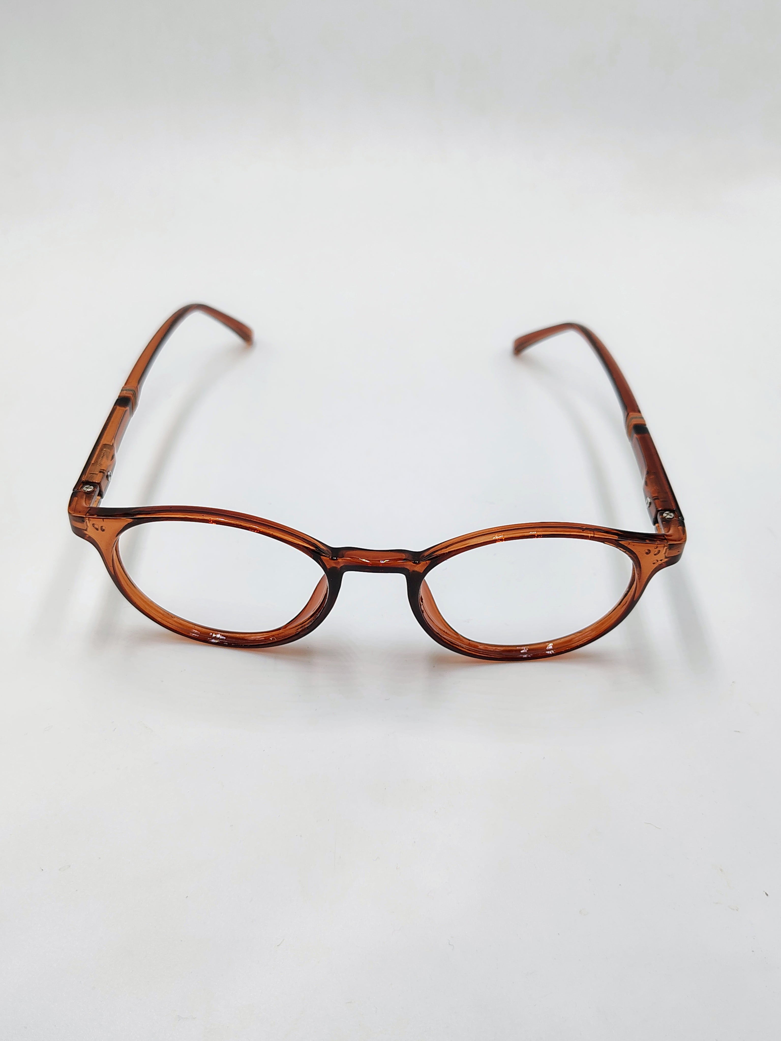 Crystal Circle Brown Frame