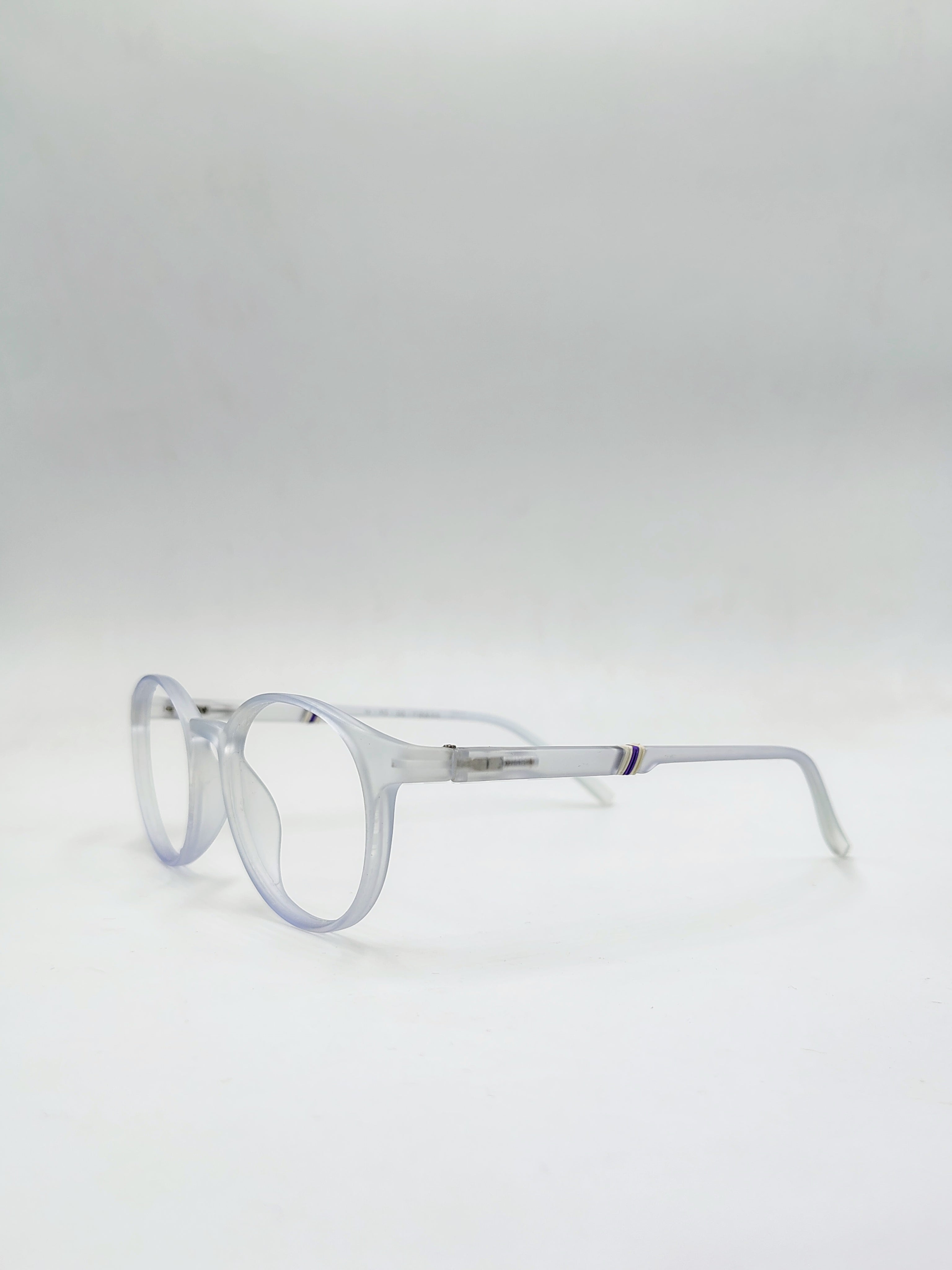 Matte White Round Frame