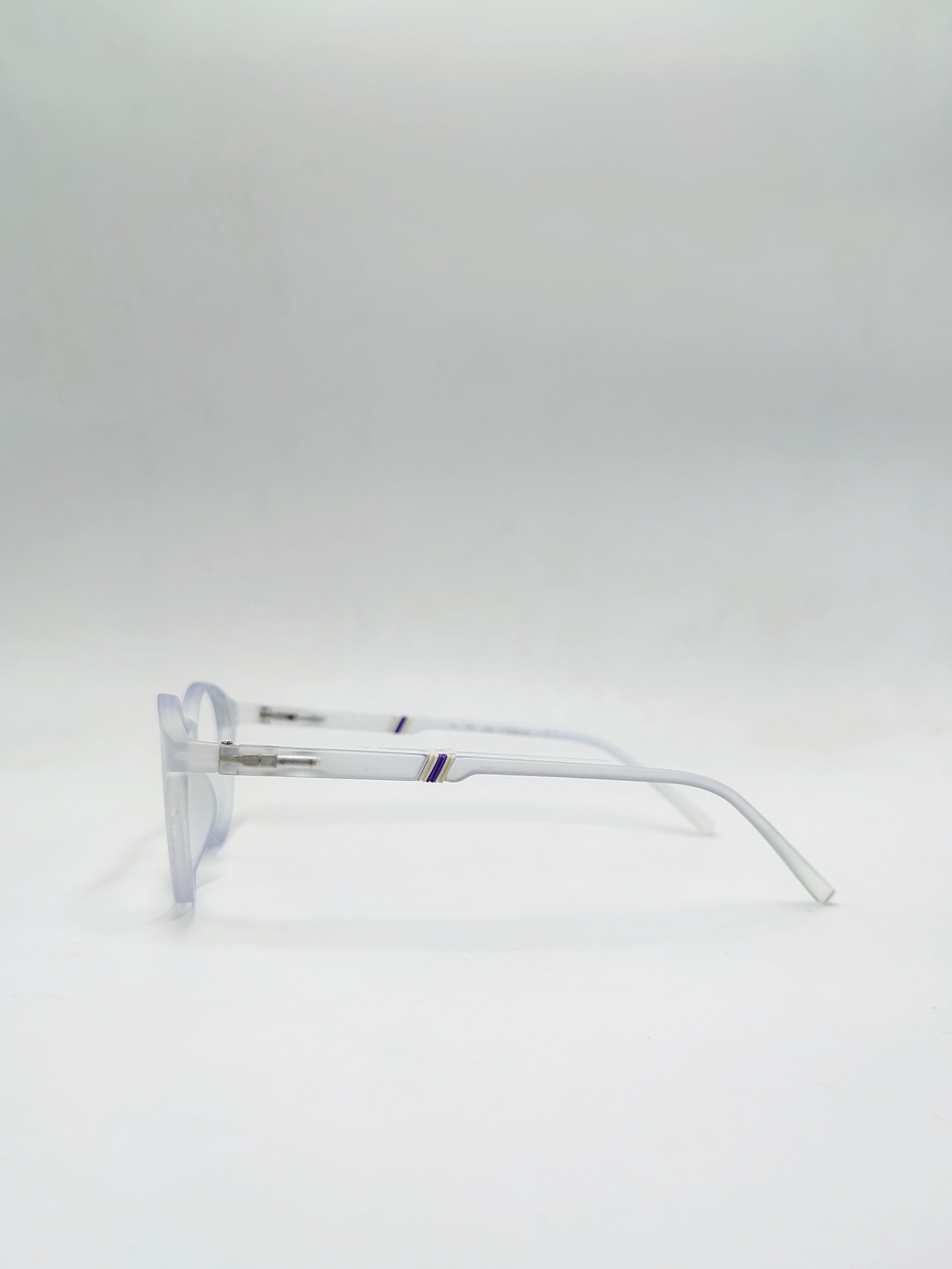 Matte White Round Frame