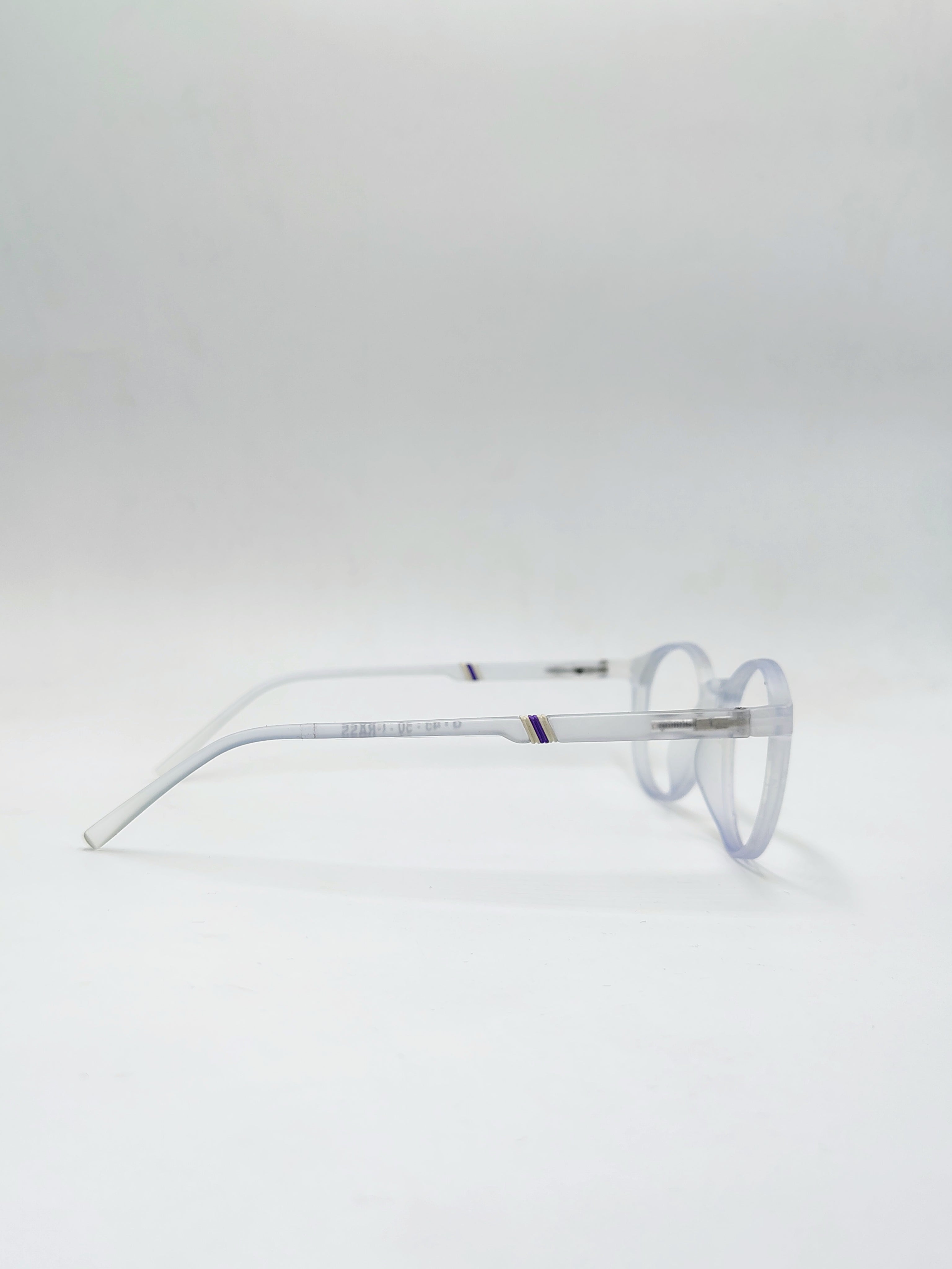 Matte White Round Frame