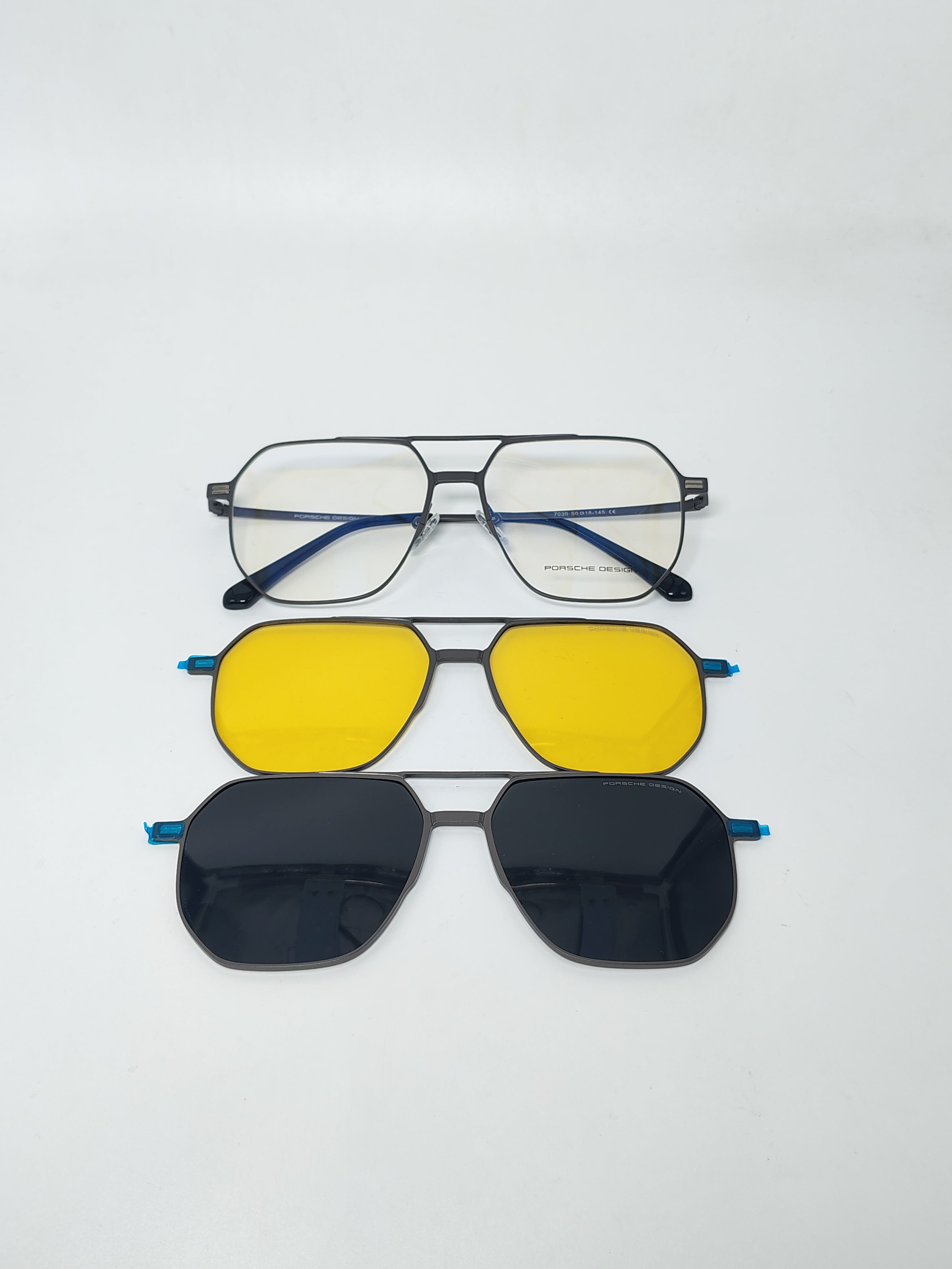 3 In 1 Clip On Square Frame