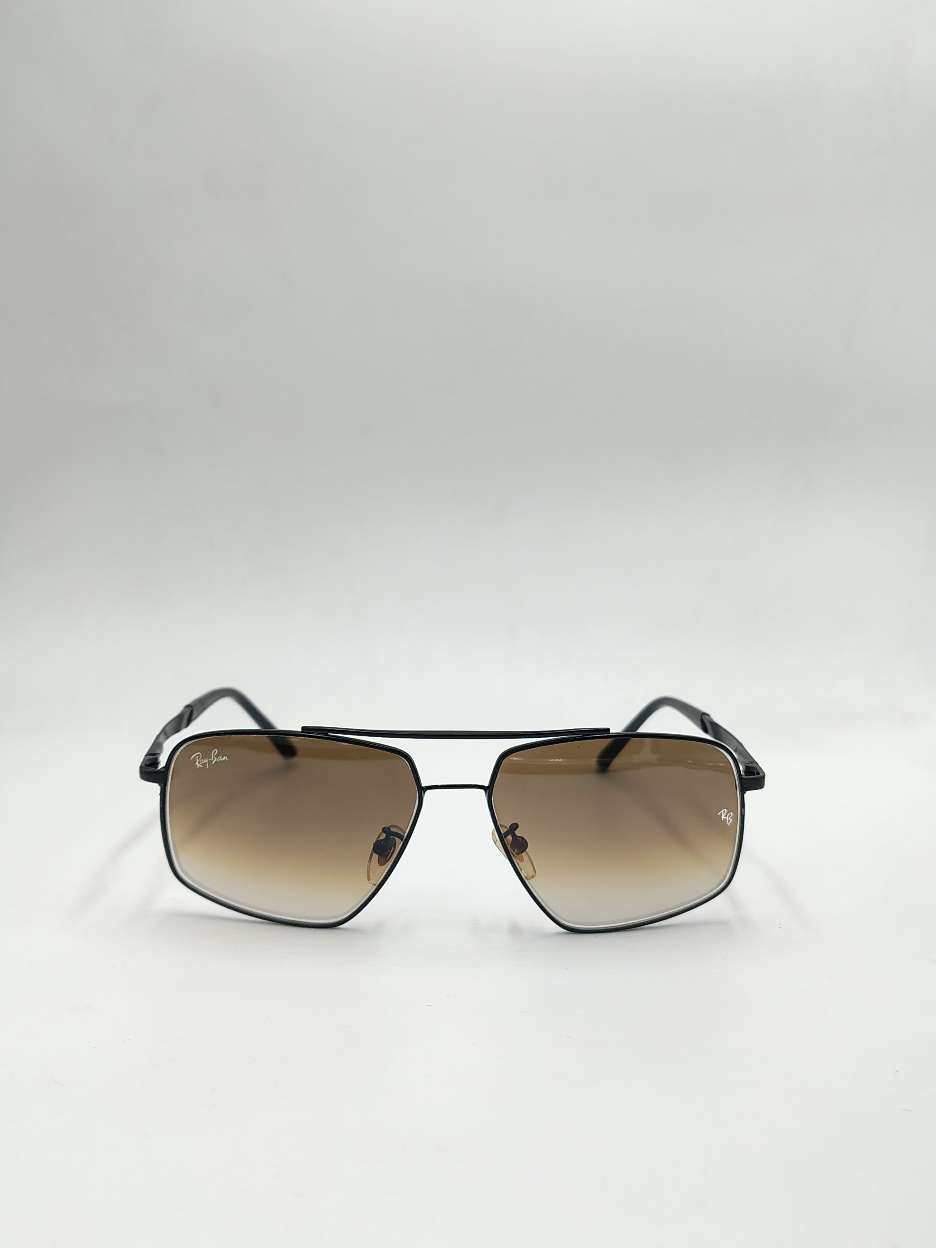 Ray Ban Brown And Black Sunglasses