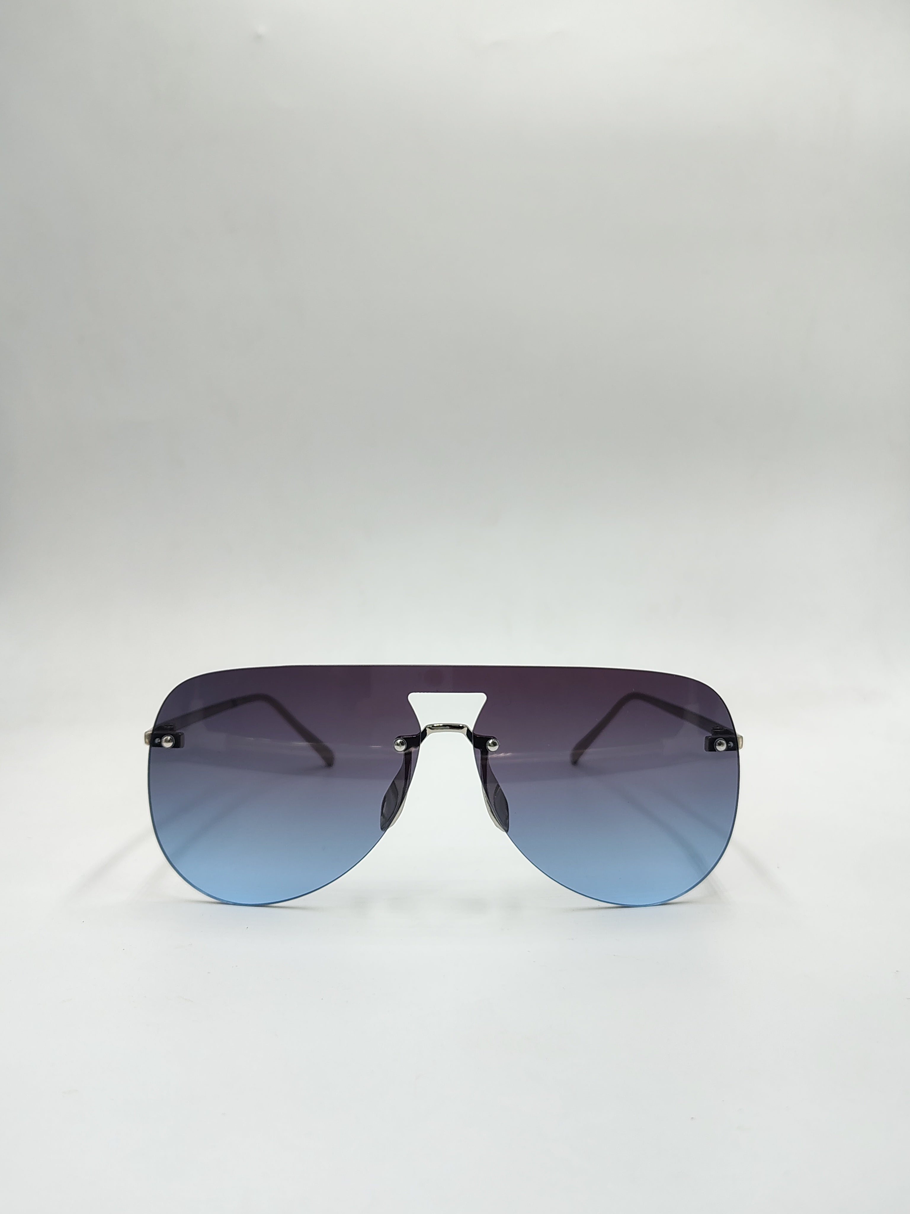 Eyeket Blue Shade Frameless Sunglasses
