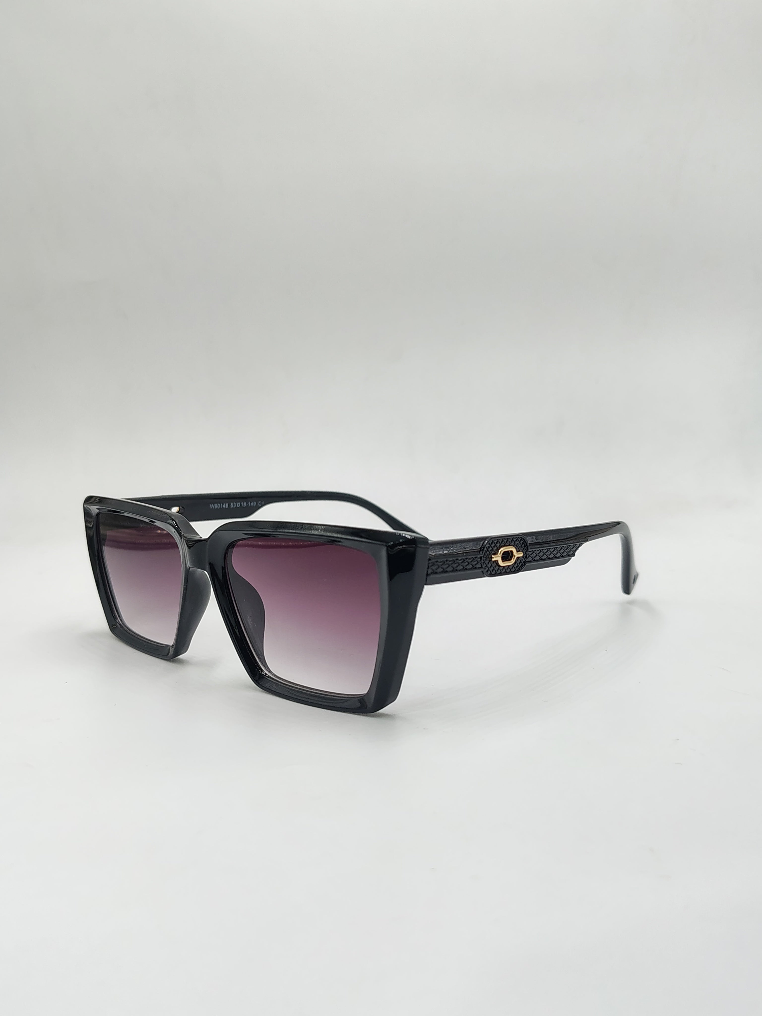 Eyeket Full Black Woman Sunglasses
