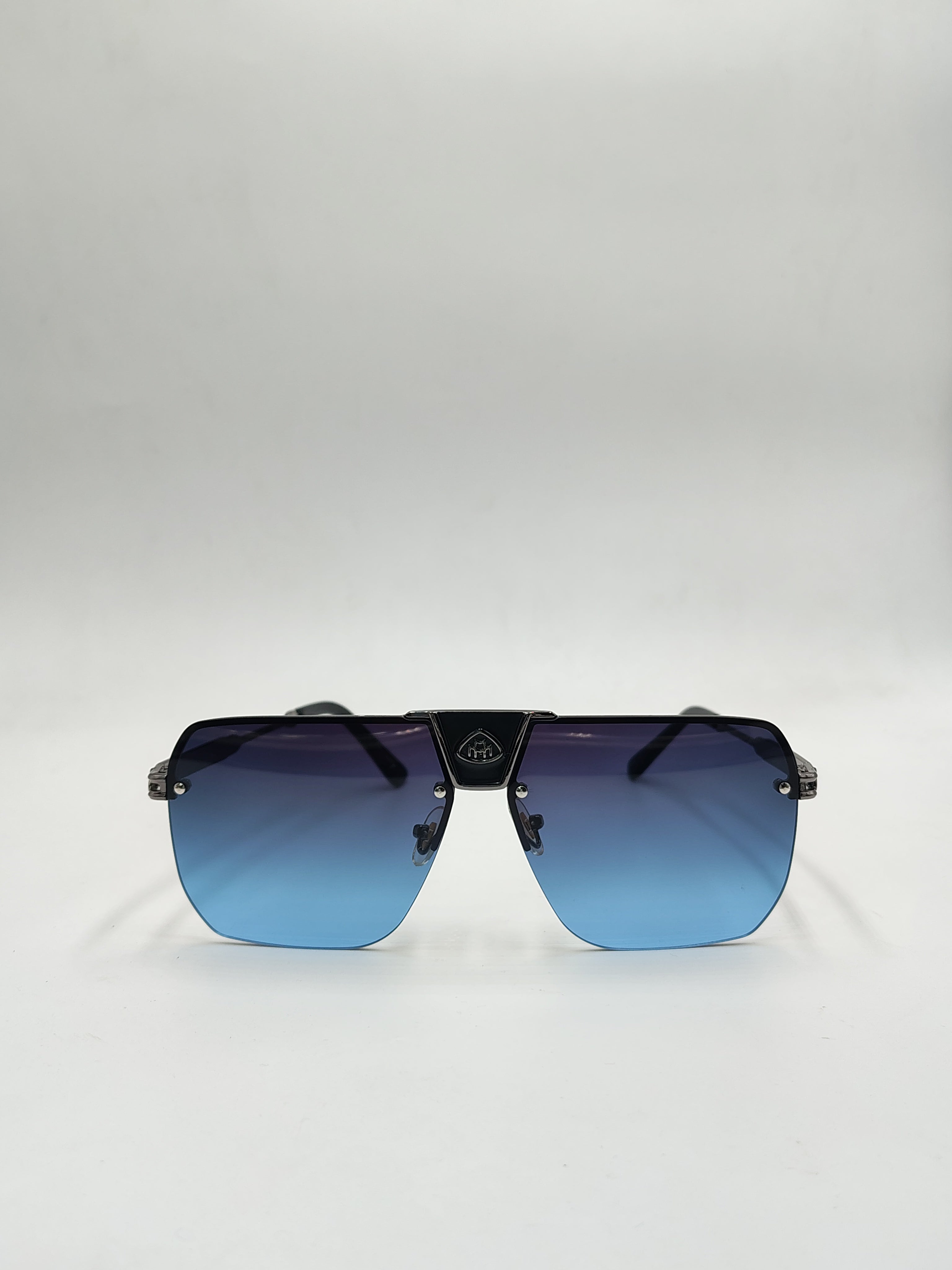 Eyeket Dual Blue Half Frame Sunglasses
