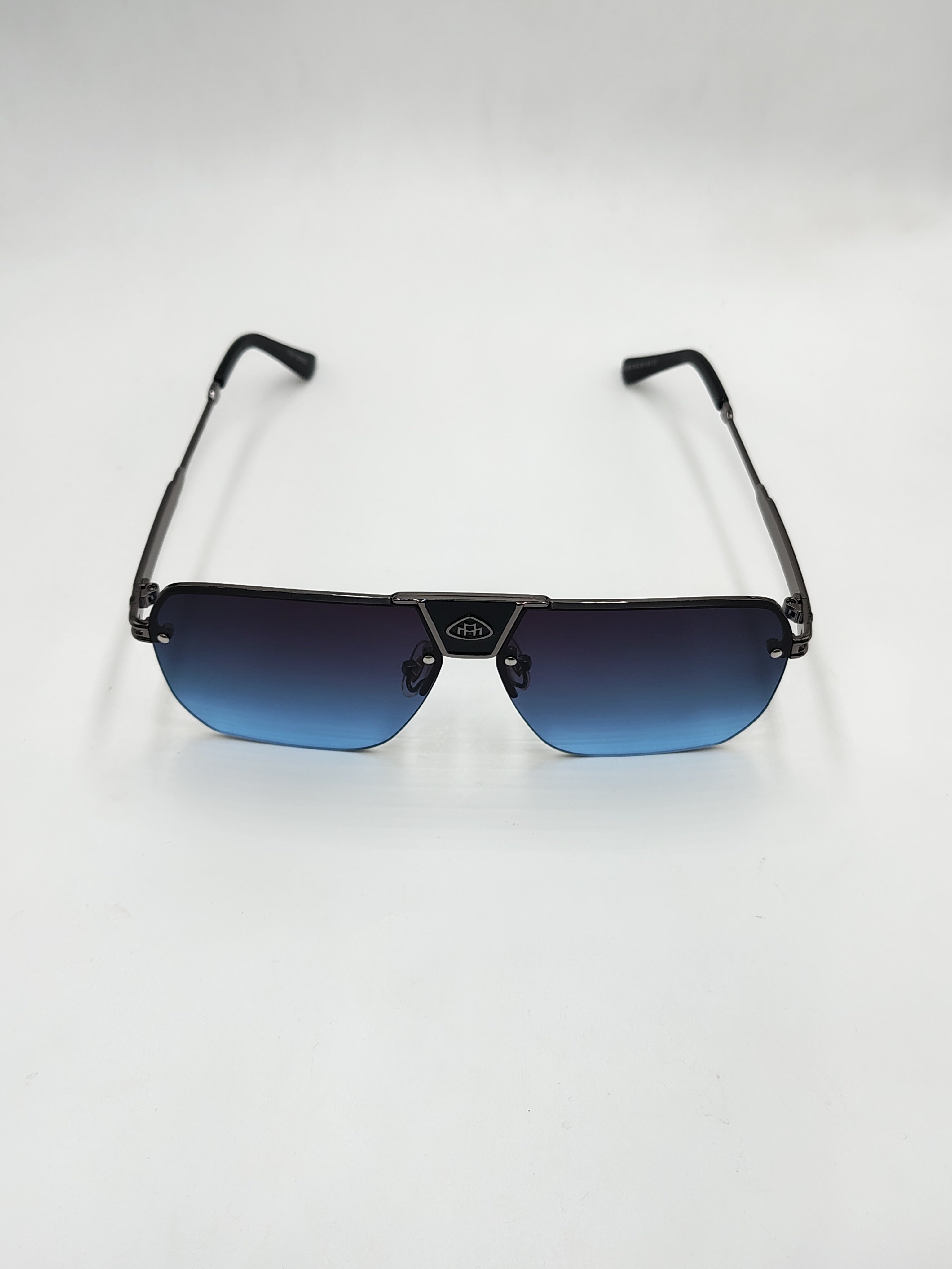 Eyeket Dual Blue Half Frame Sunglasses