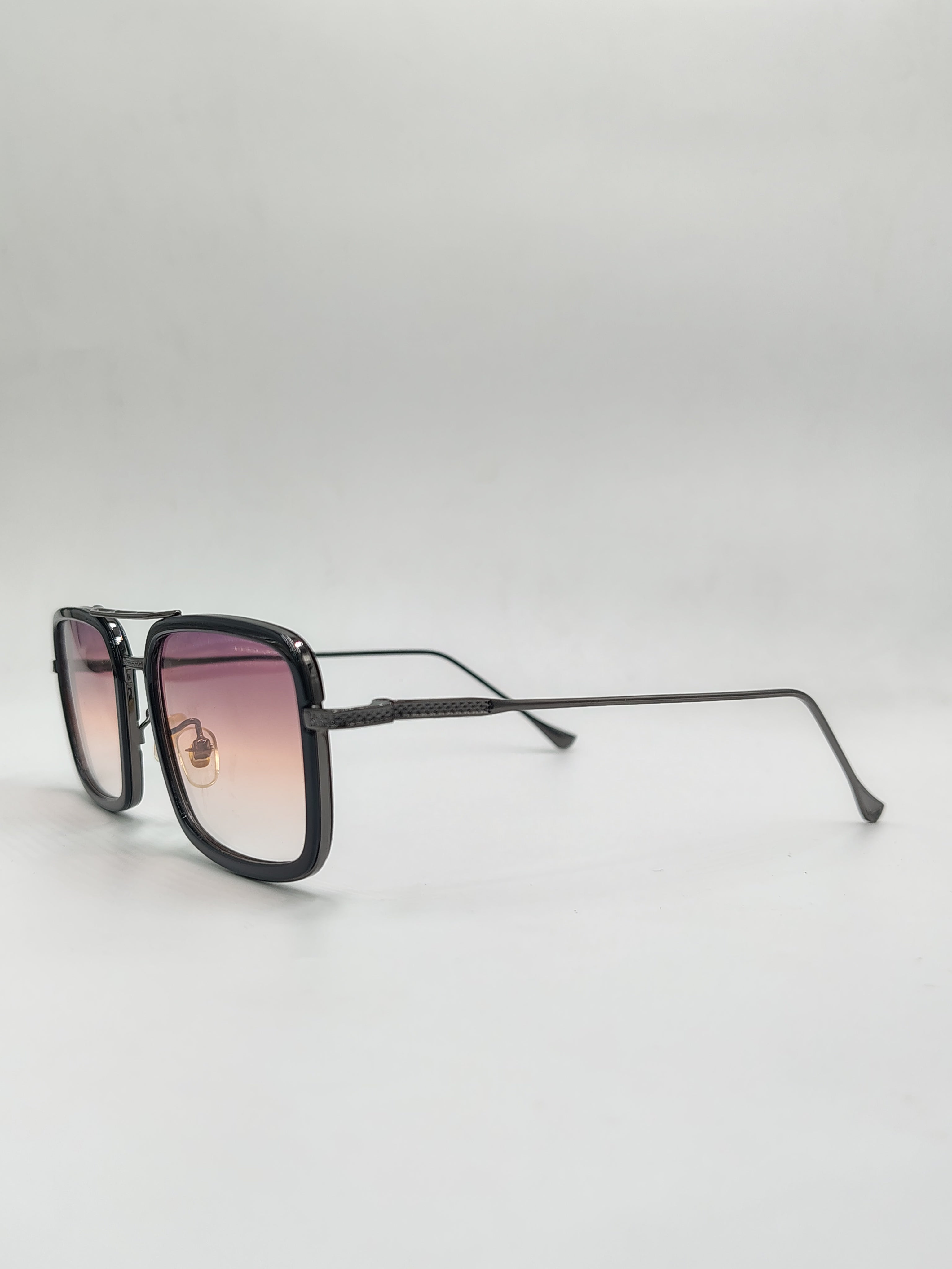 Eyeket Dual Purple Metal Sunglasses