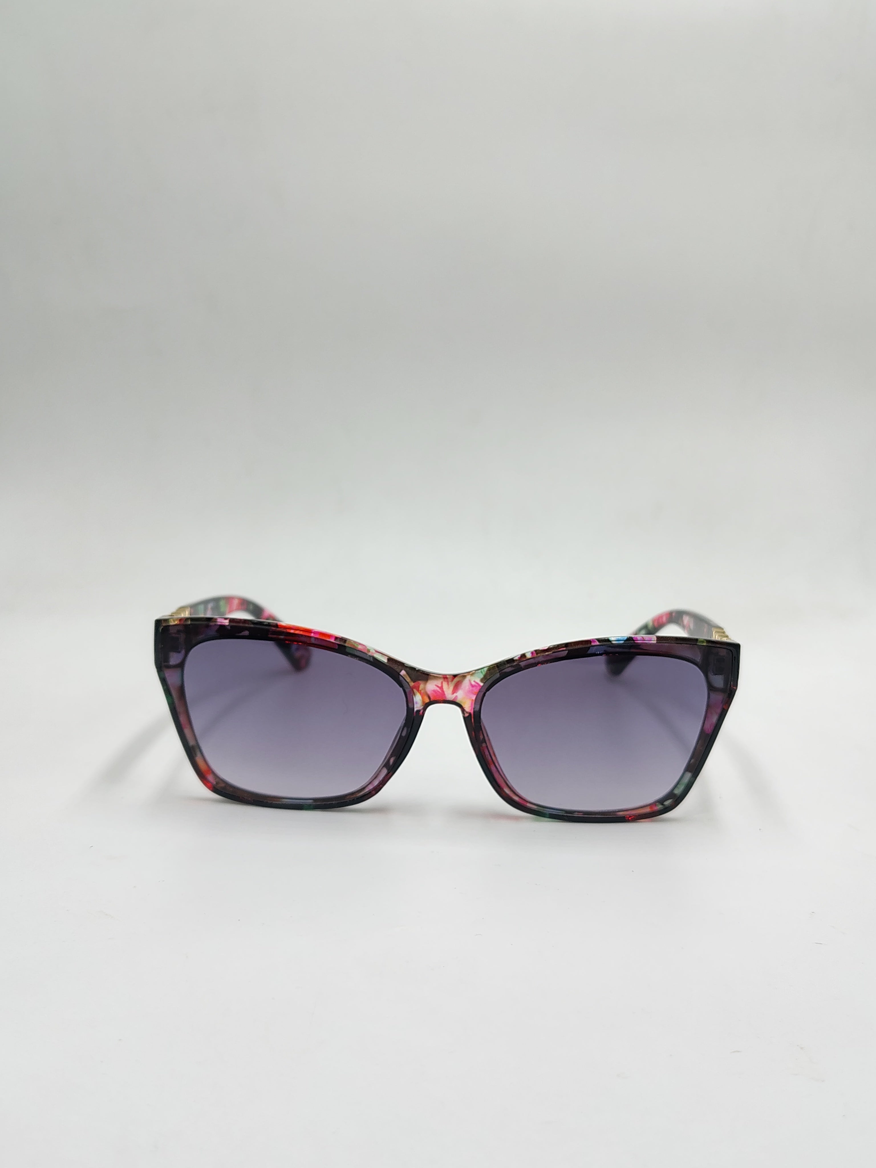 Eyeket Crystal Flower Sunglasses