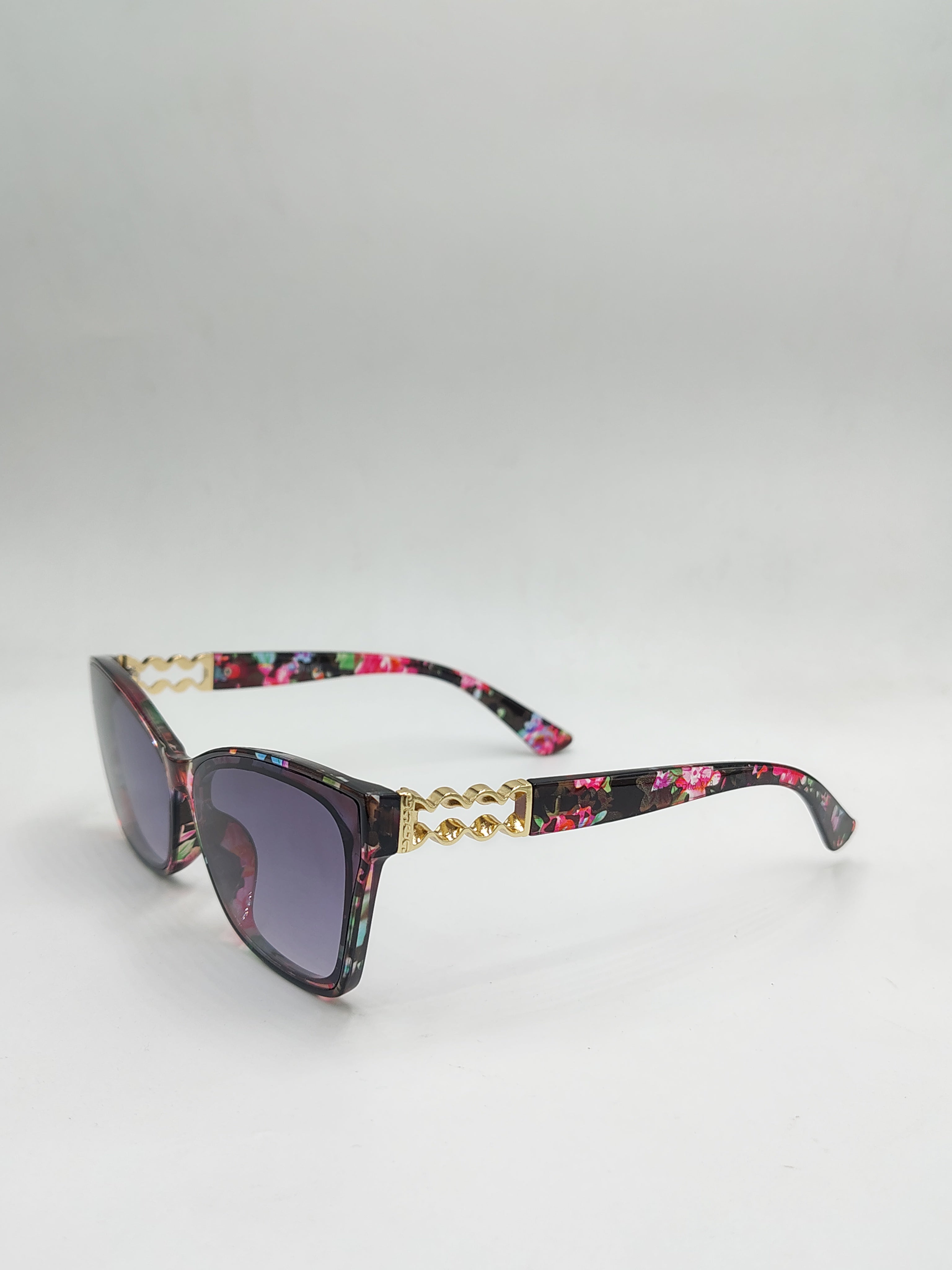 Eyeket Crystal Flower Sunglasses