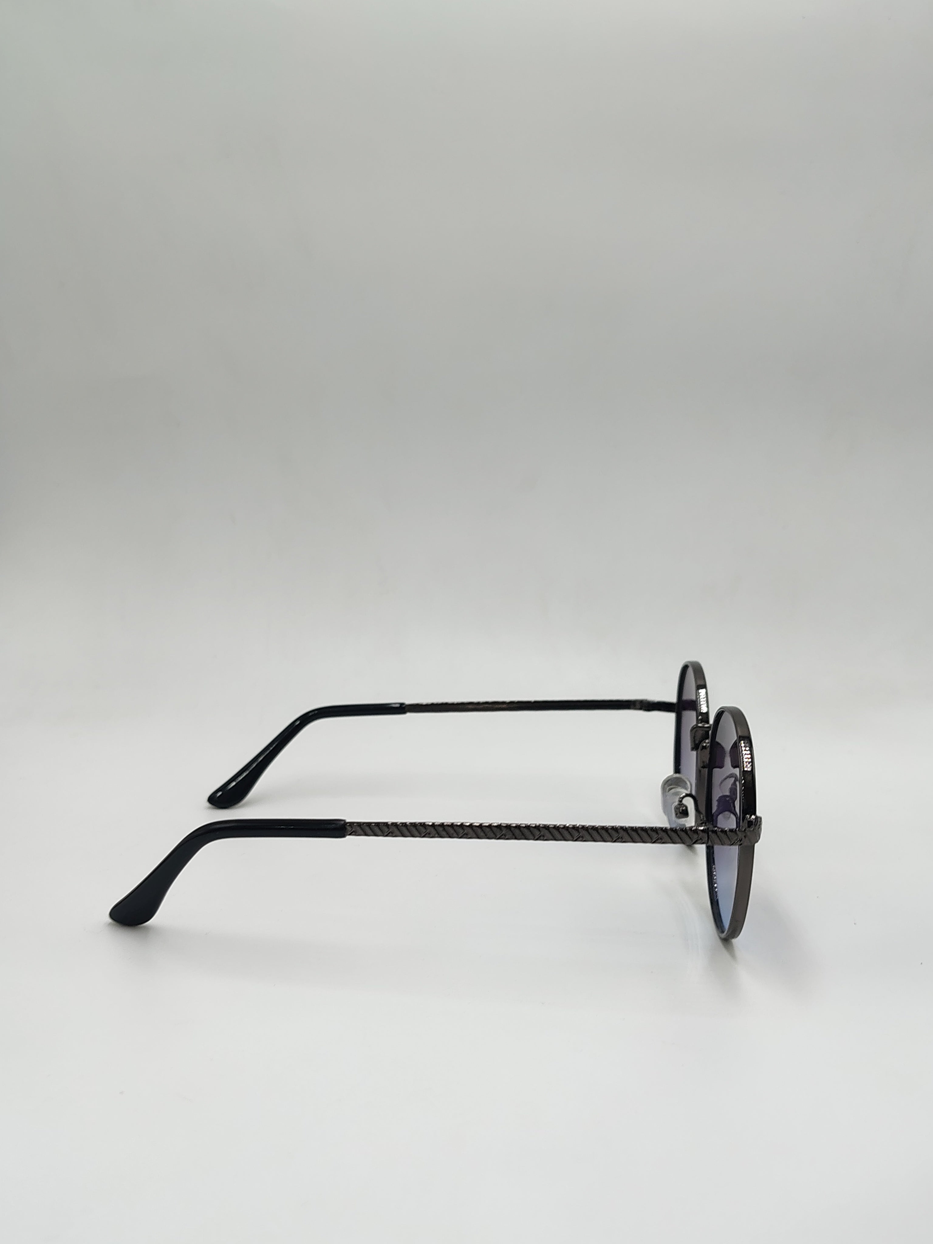 Eyeket Metal Black Sunglasses