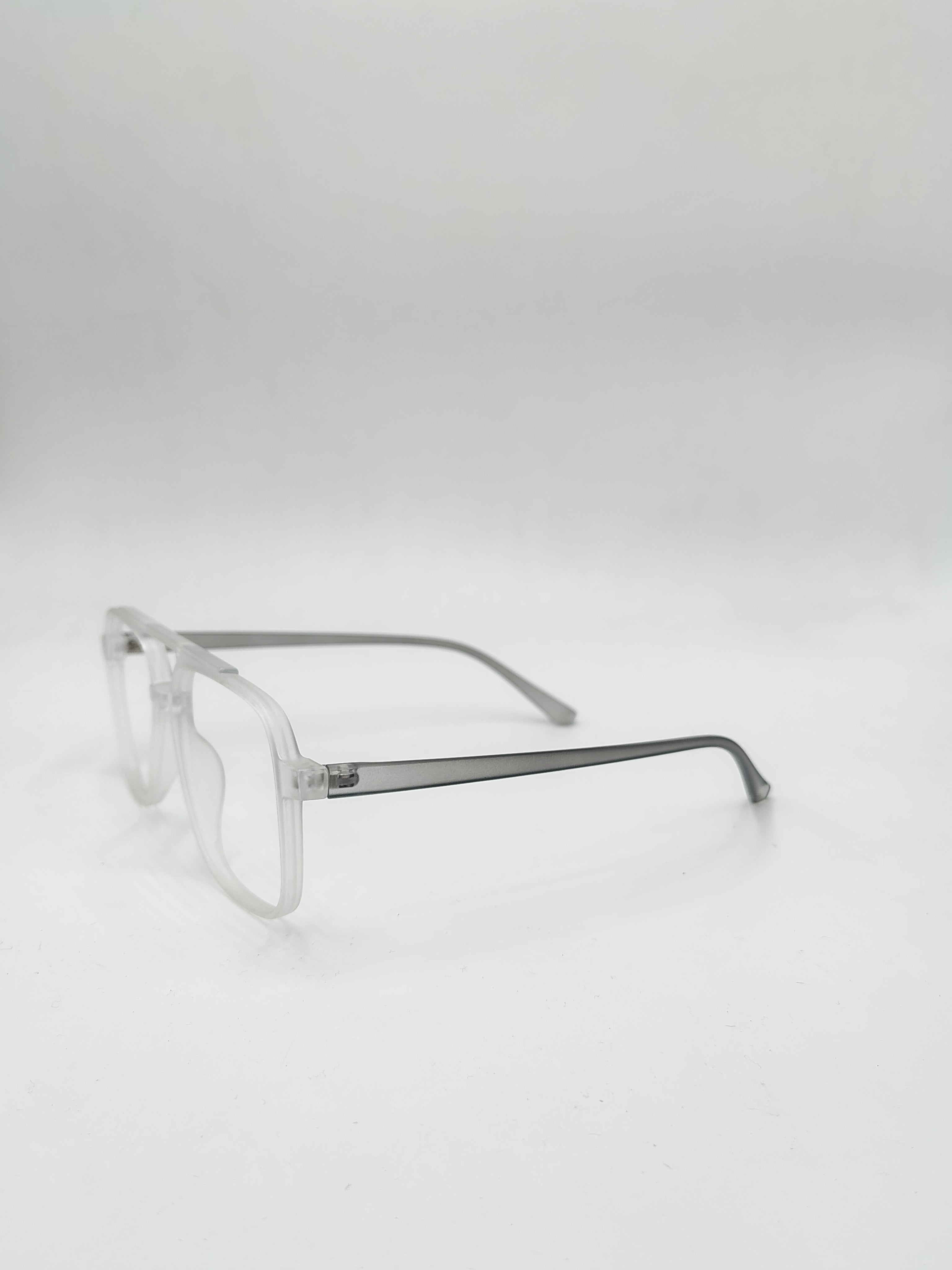 KK Matte White And Gray Frame